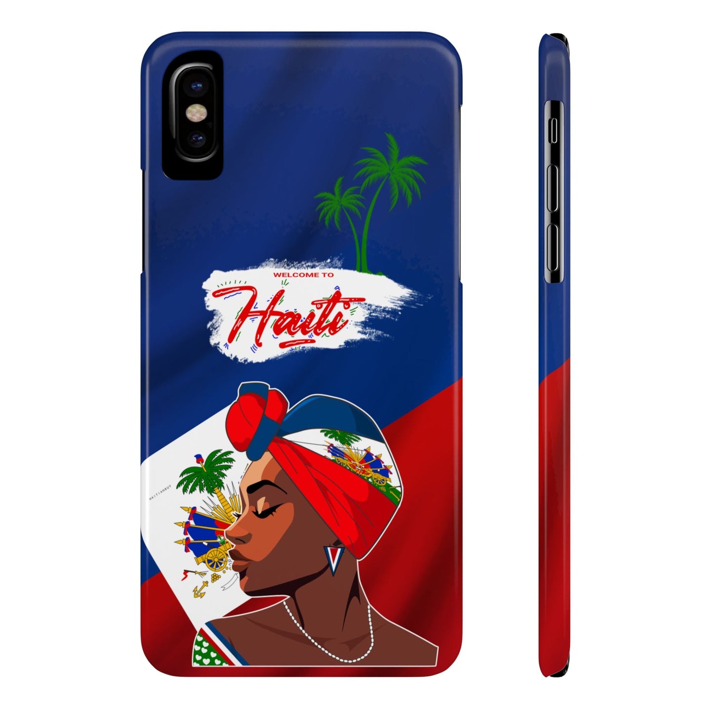 WELCOME TO HAITI Phone Case - Tropical Vibes & Cultural Flair - Haitianbuy