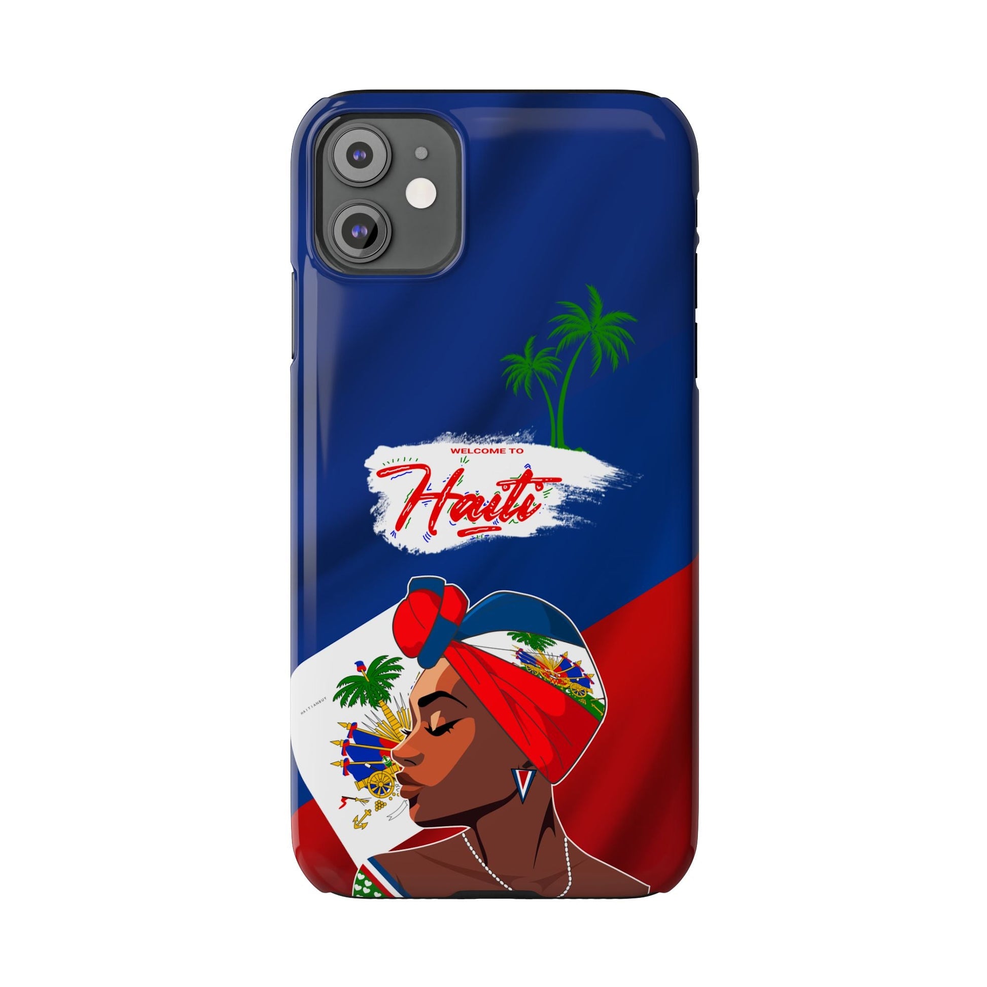 WELCOME TO HAITI Phone Case - Tropical Vibes & Cultural Flair - Haitianbuy