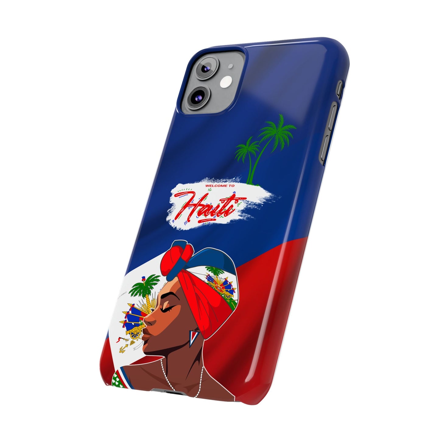 WELCOME TO HAITI Phone Case - Tropical Vibes & Cultural Flair - Haitianbuy