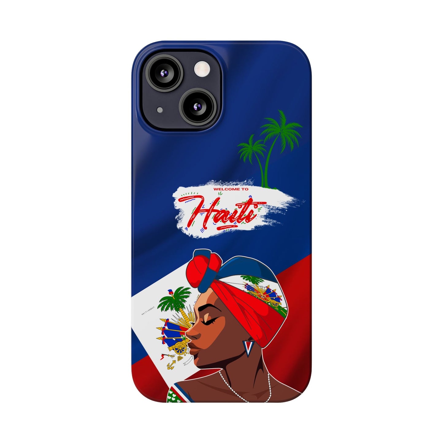 WELCOME TO HAITI Phone Case - Tropical Vibes & Cultural Flair - Haitianbuy