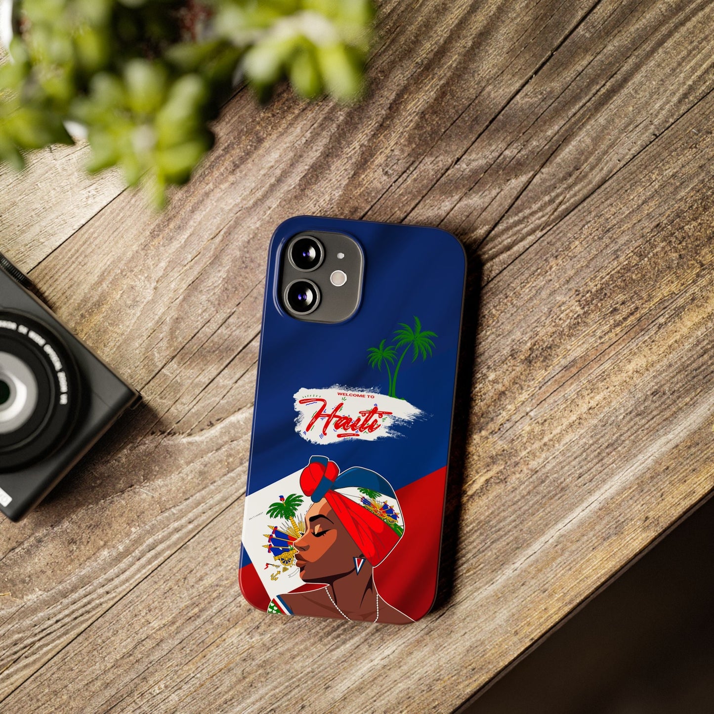 WELCOME TO HAITI Phone Case - Tropical Vibes & Cultural Flair - Haitianbuy