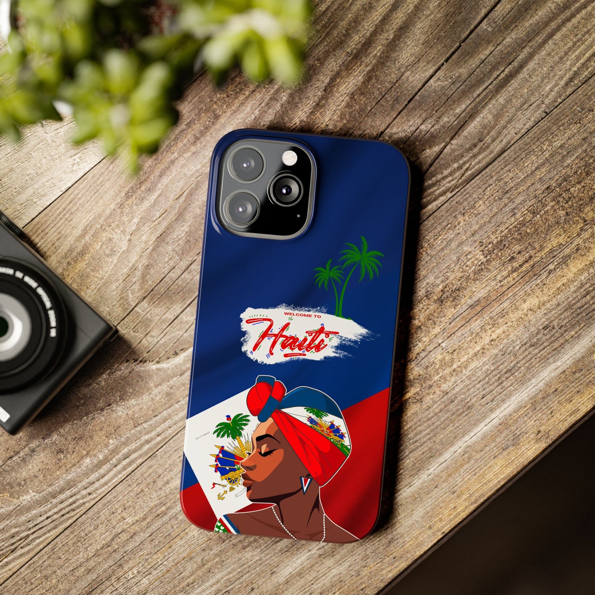 WELCOME TO HAITI Phone Case - Tropical Vibes & Cultural Flair - Haitianbuy