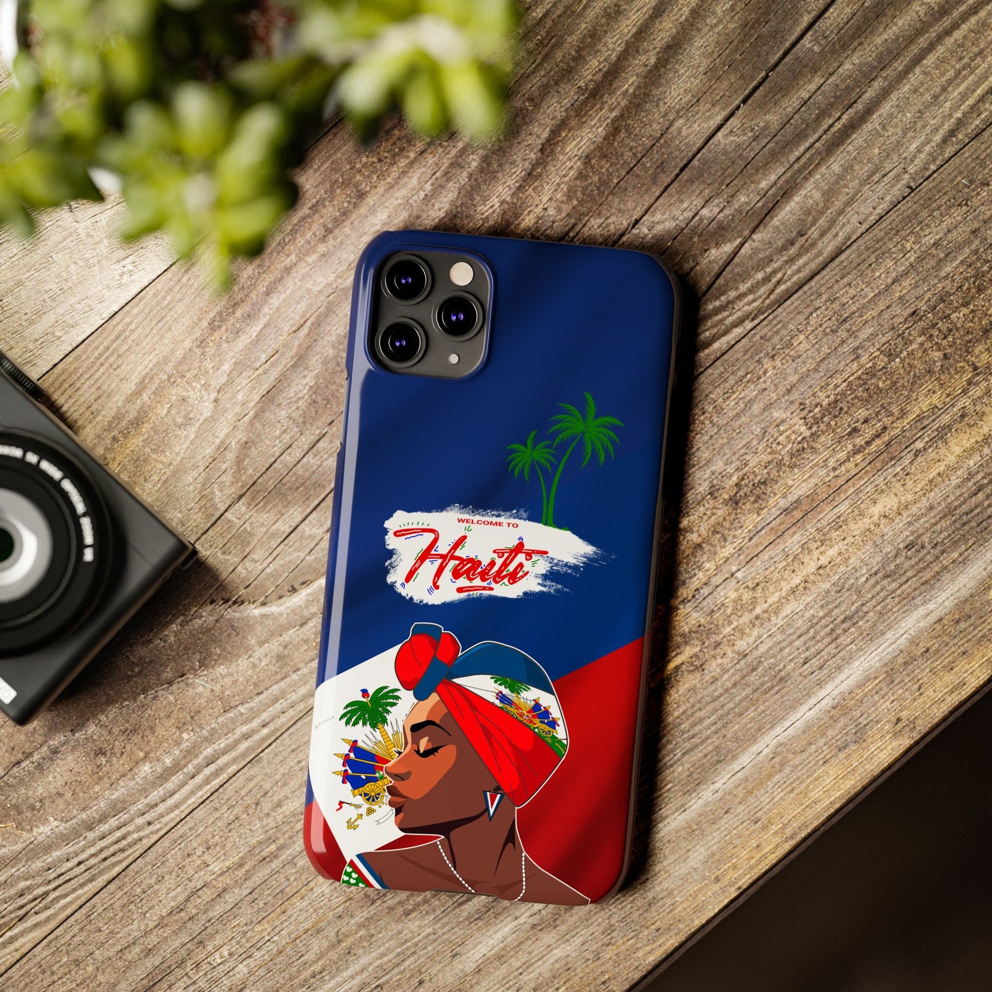 WELCOME TO HAITI Phone Case - Tropical Vibes & Cultural Flair - Haitianbuy