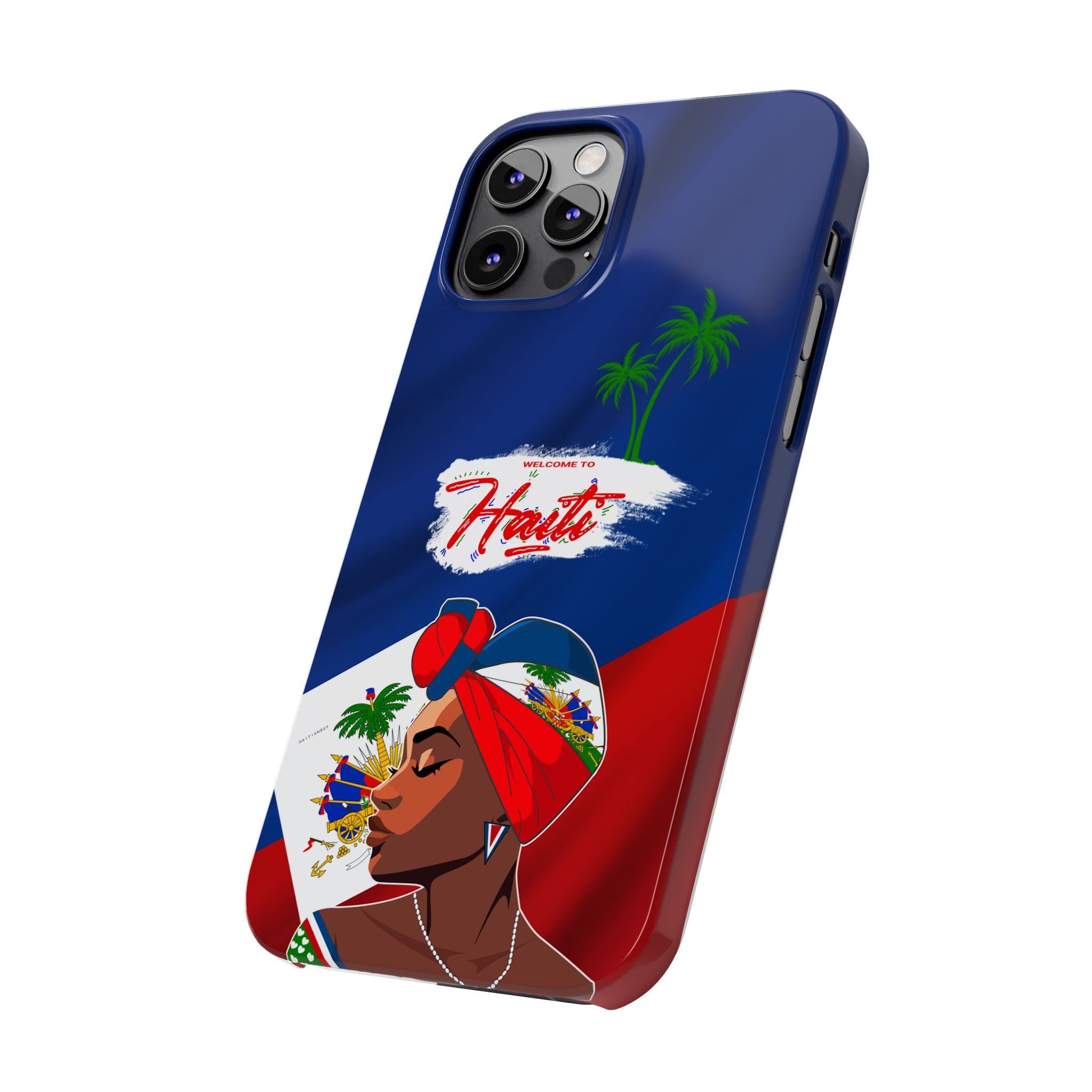 WELCOME TO HAITI Phone Case - Tropical Vibes & Cultural Flair - Haitianbuy