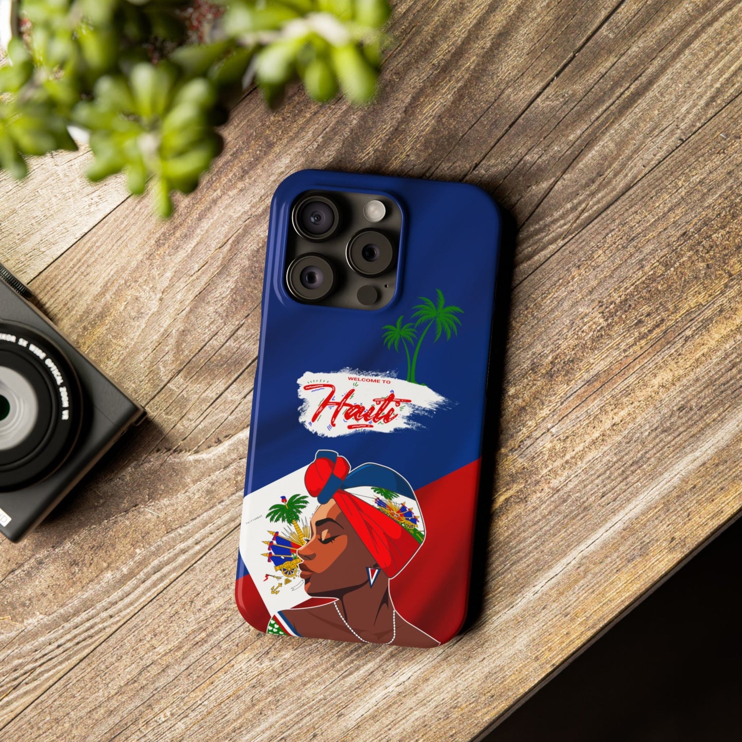 WELCOME TO HAITI Phone Case - Tropical Vibes & Cultural Flair - Haitianbuy