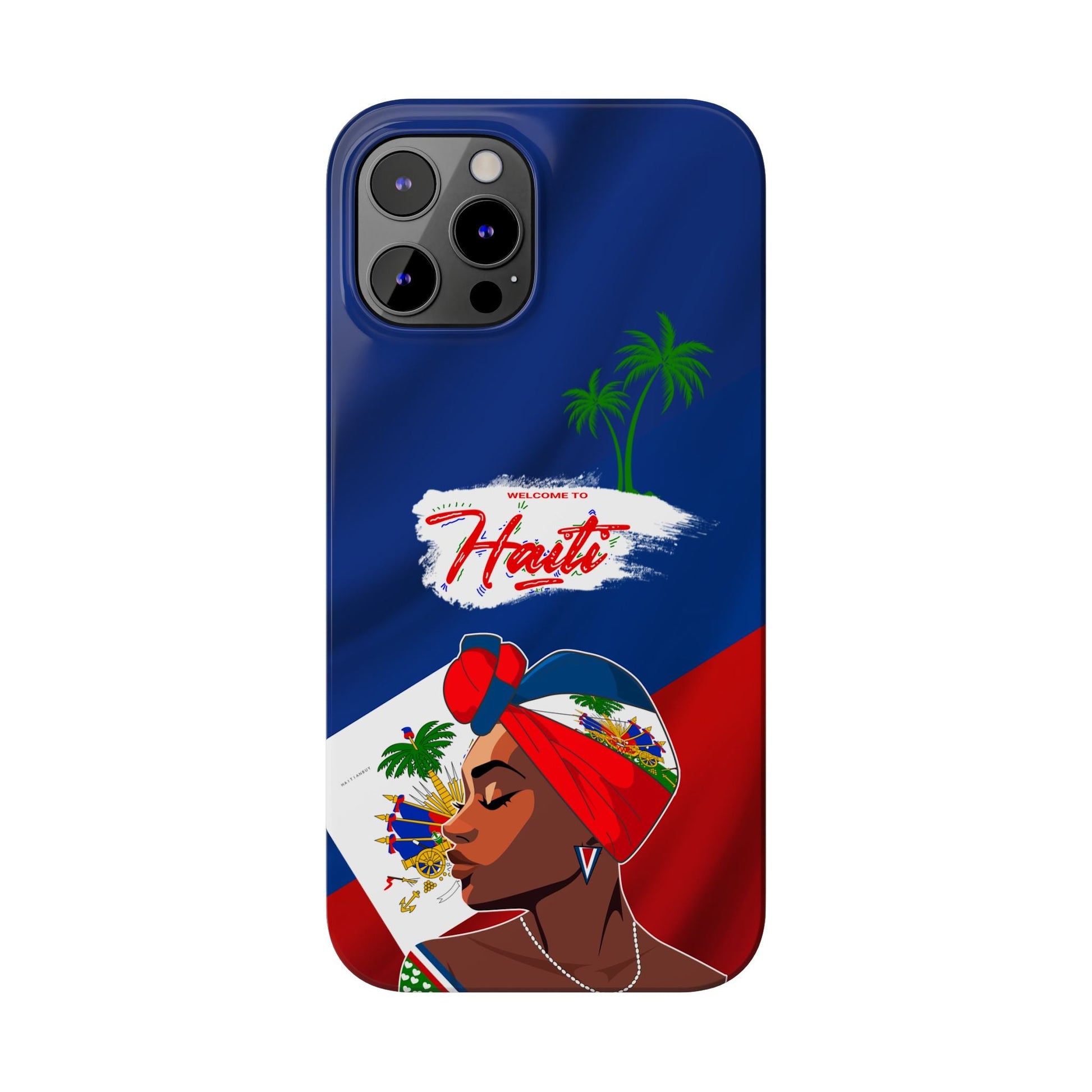 WELCOME TO HAITI Phone Case - Tropical Vibes & Cultural Flair - Haitianbuy