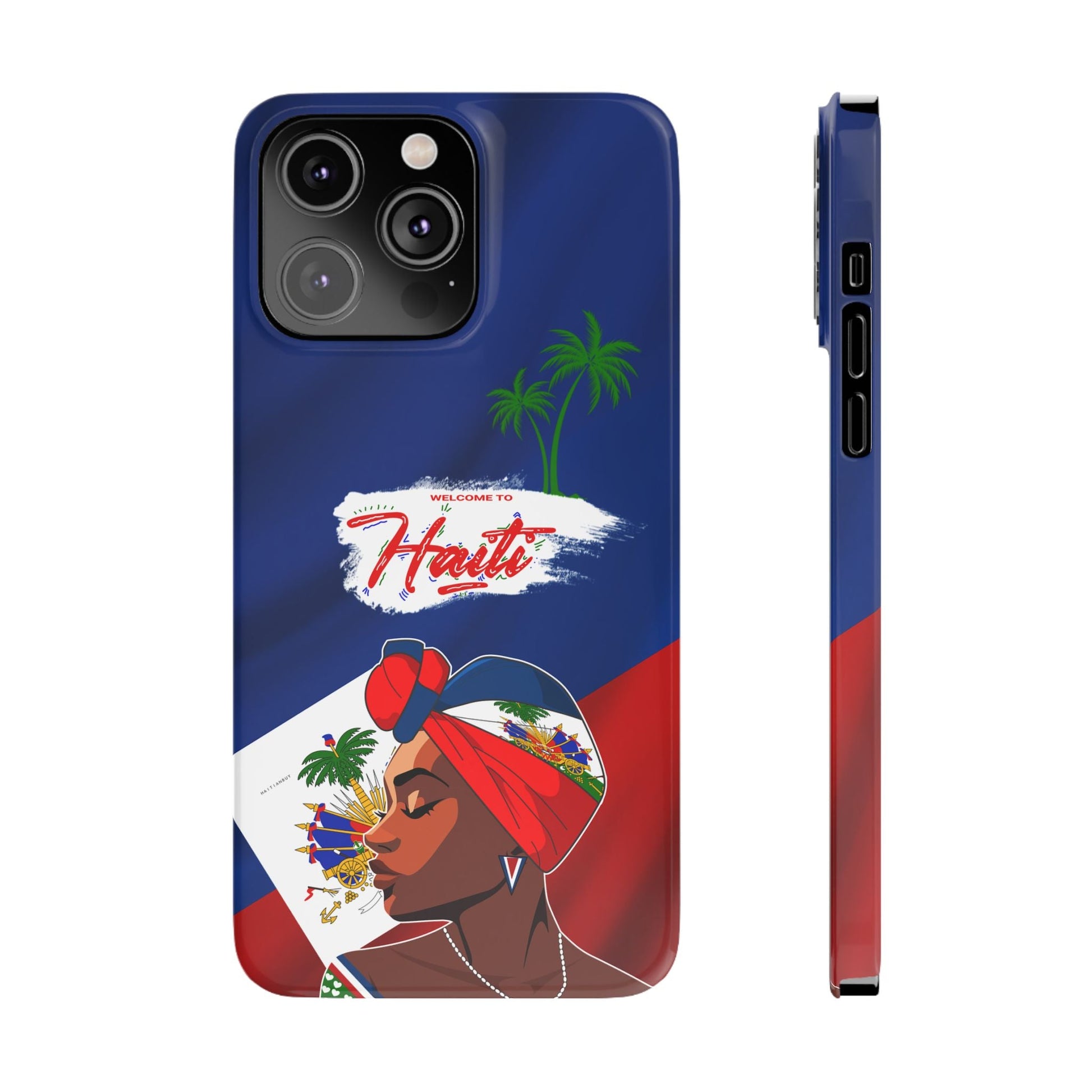 WELCOME TO HAITI Phone Case - Tropical Vibes & Cultural Flair - Haitianbuy