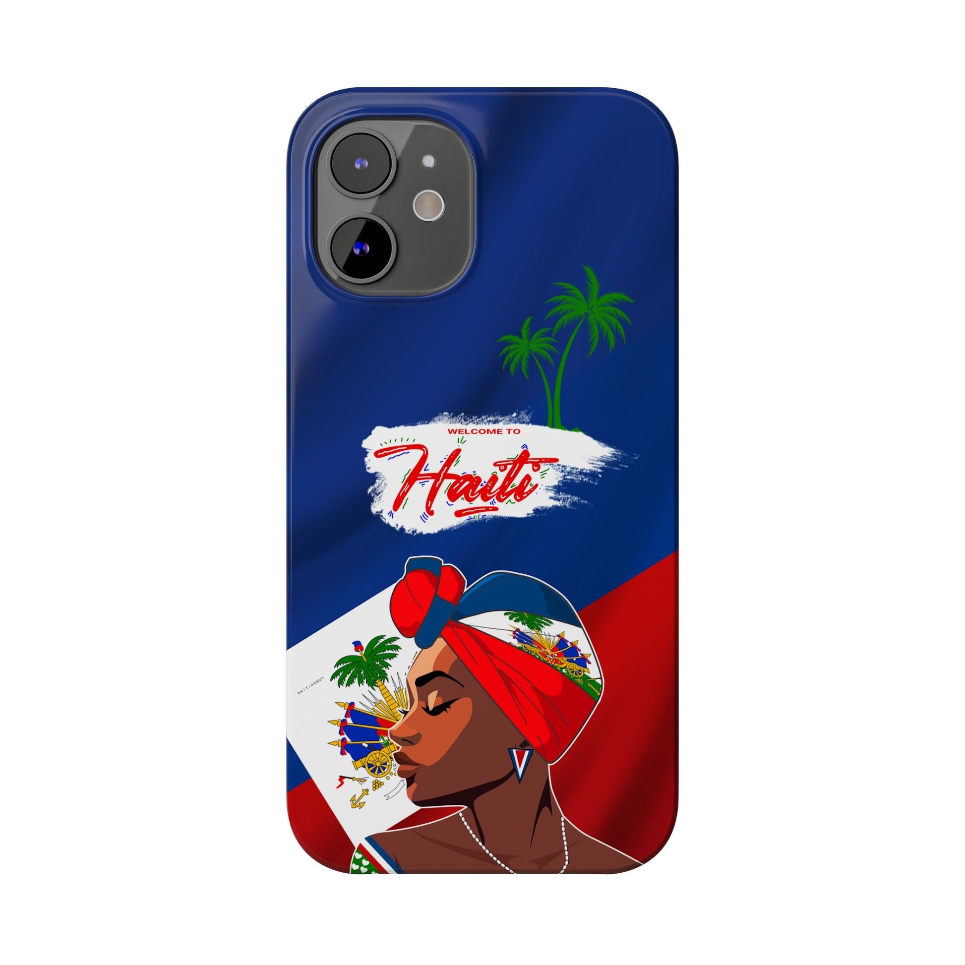 WELCOME TO HAITI Phone Case - Tropical Vibes & Cultural Flair - Haitianbuy