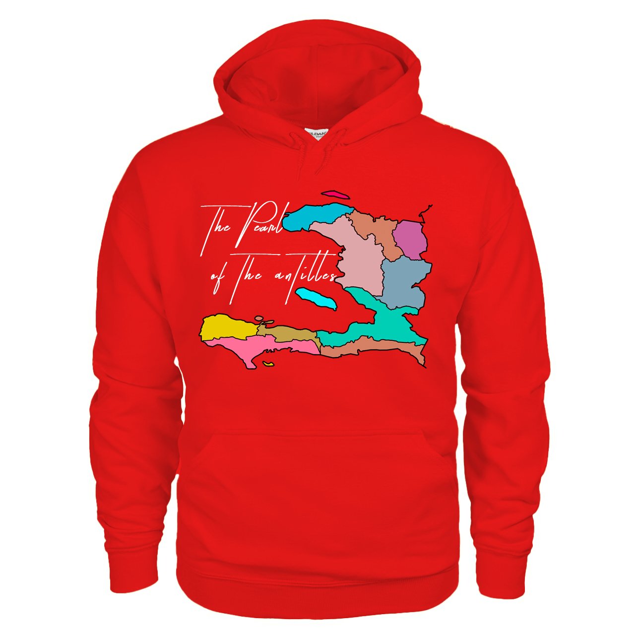 02-Haiti map Pearl Unisex Hoodie - Haitianbuy