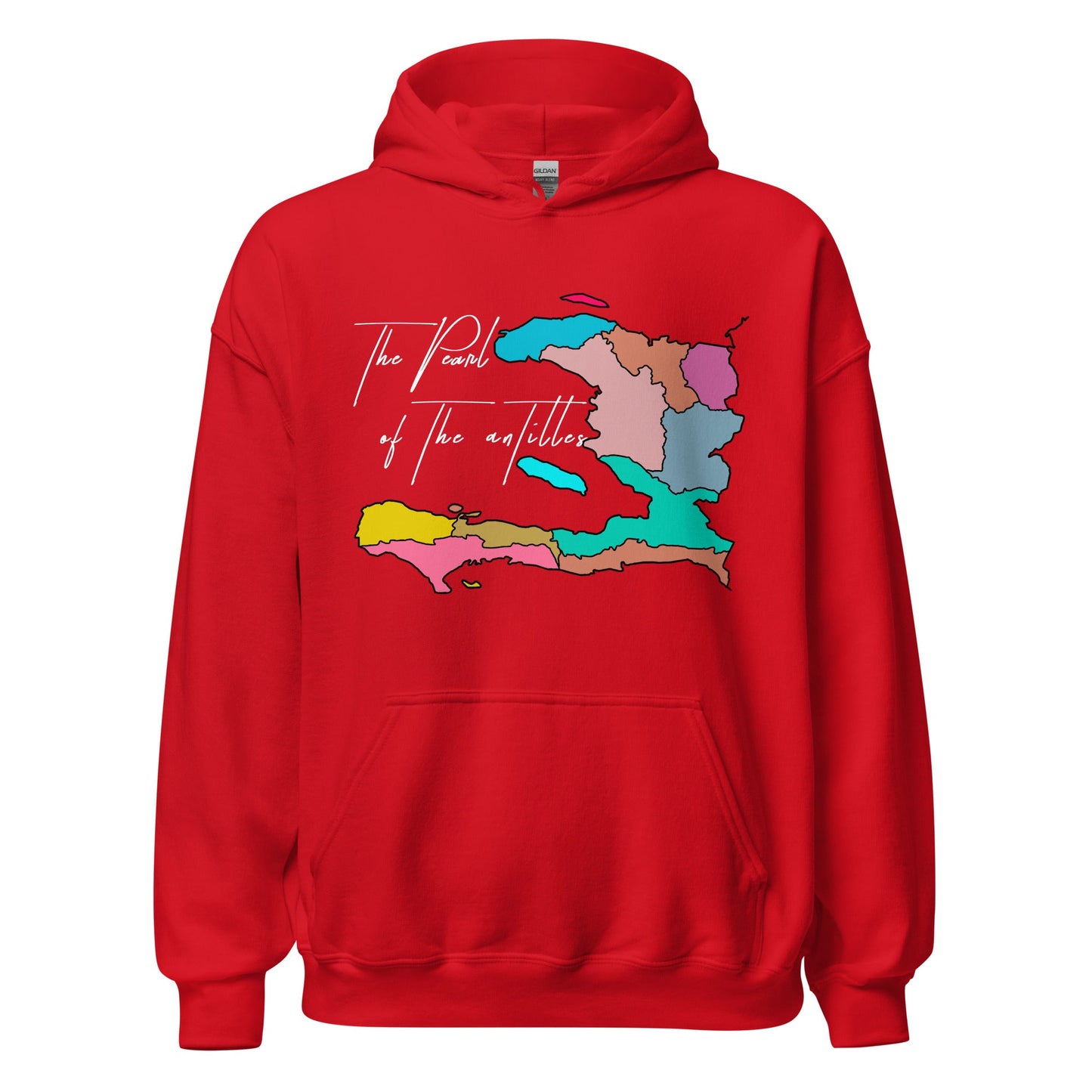 02-Haiti map Pearl Unisex Hoodie - Haitianbuy