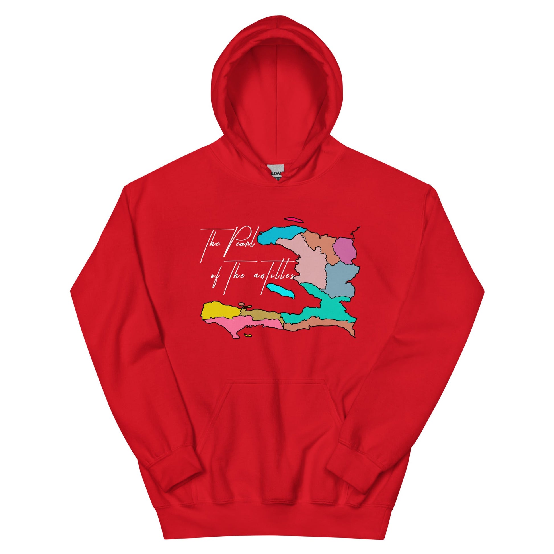 02-Haiti map Pearl Unisex Hoodie - Haitianbuy