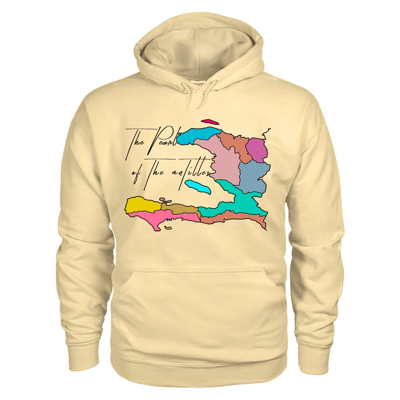 02-Haiti map Pearl Unisex Hoodie - Haitianbuy