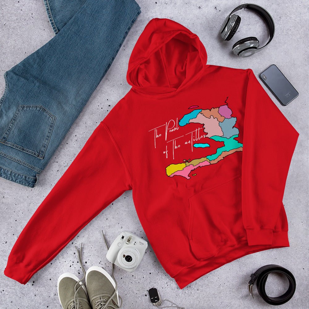 02-Haiti map Pearl Unisex Hoodie - Haitianbuy