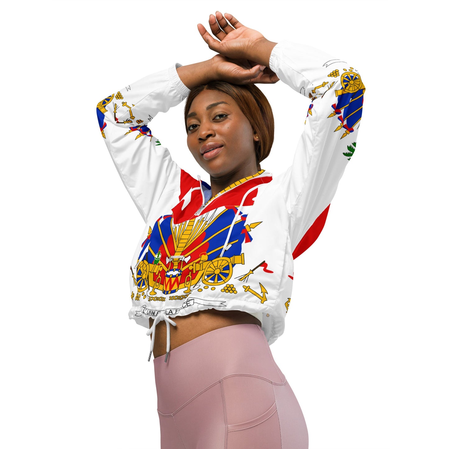 02-HT Women’s cropped windbreaker - Haitianbuy