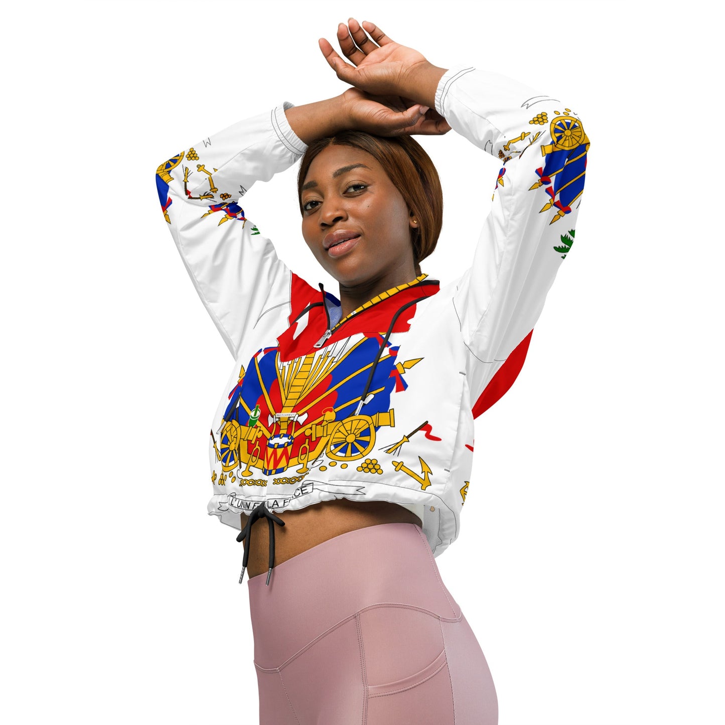 02-HT Women’s cropped windbreaker - Haitianbuy