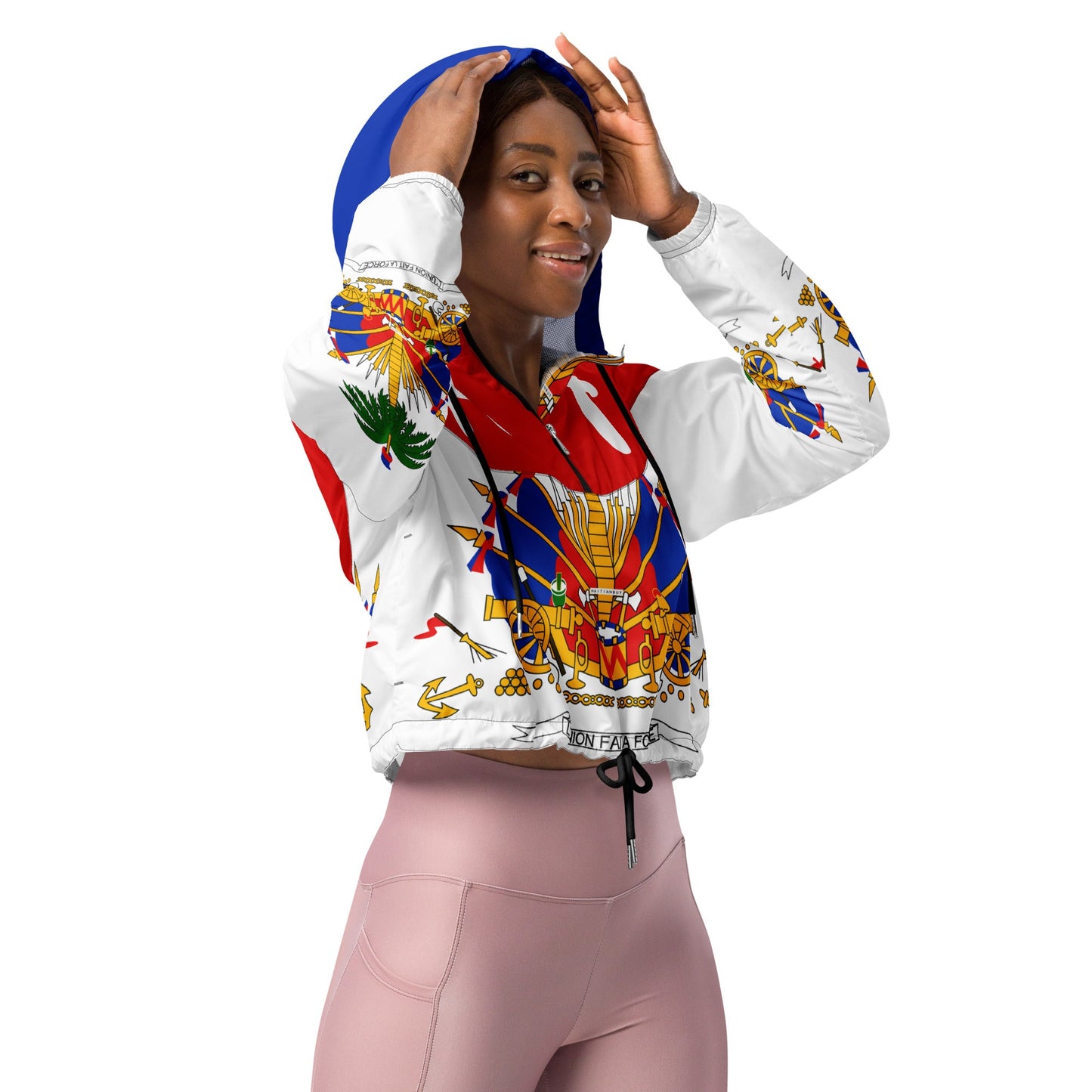 02-HT Women’s cropped windbreaker - Haitianbuy