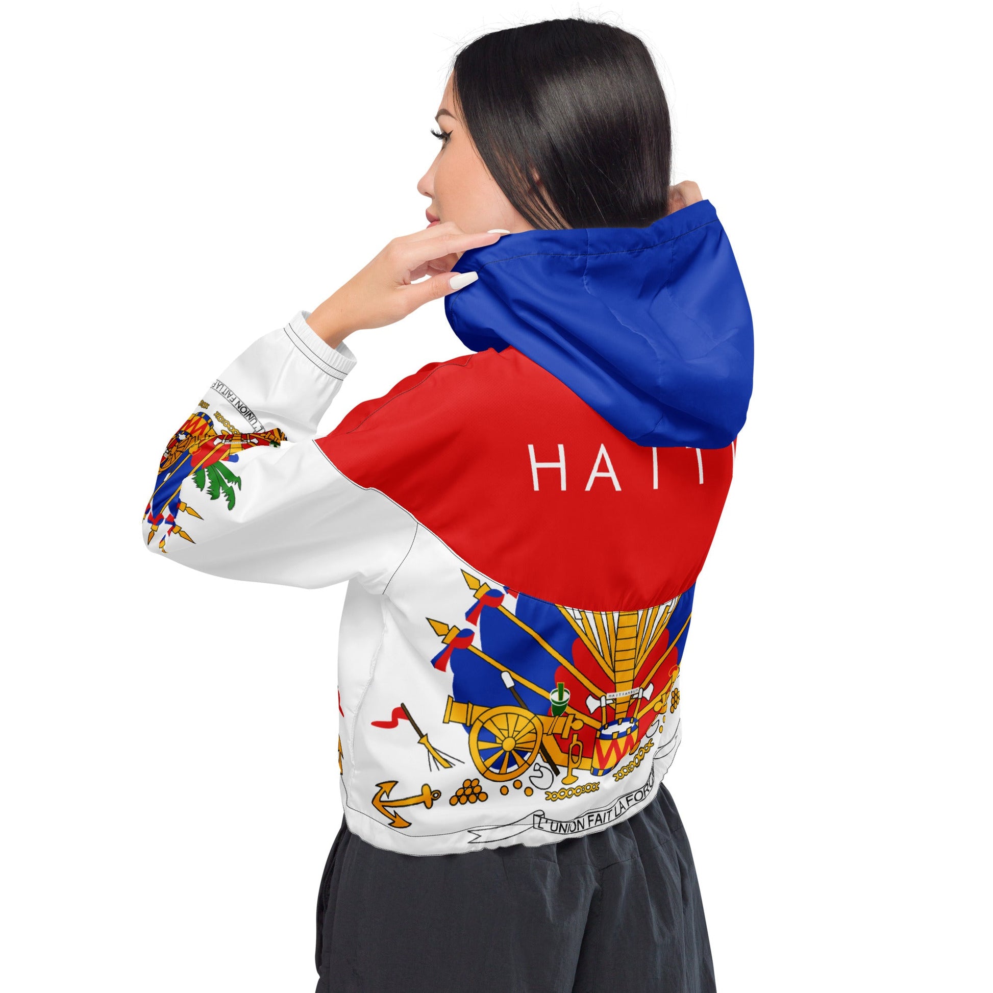 02-HT Women’s cropped windbreaker - Haitianbuy