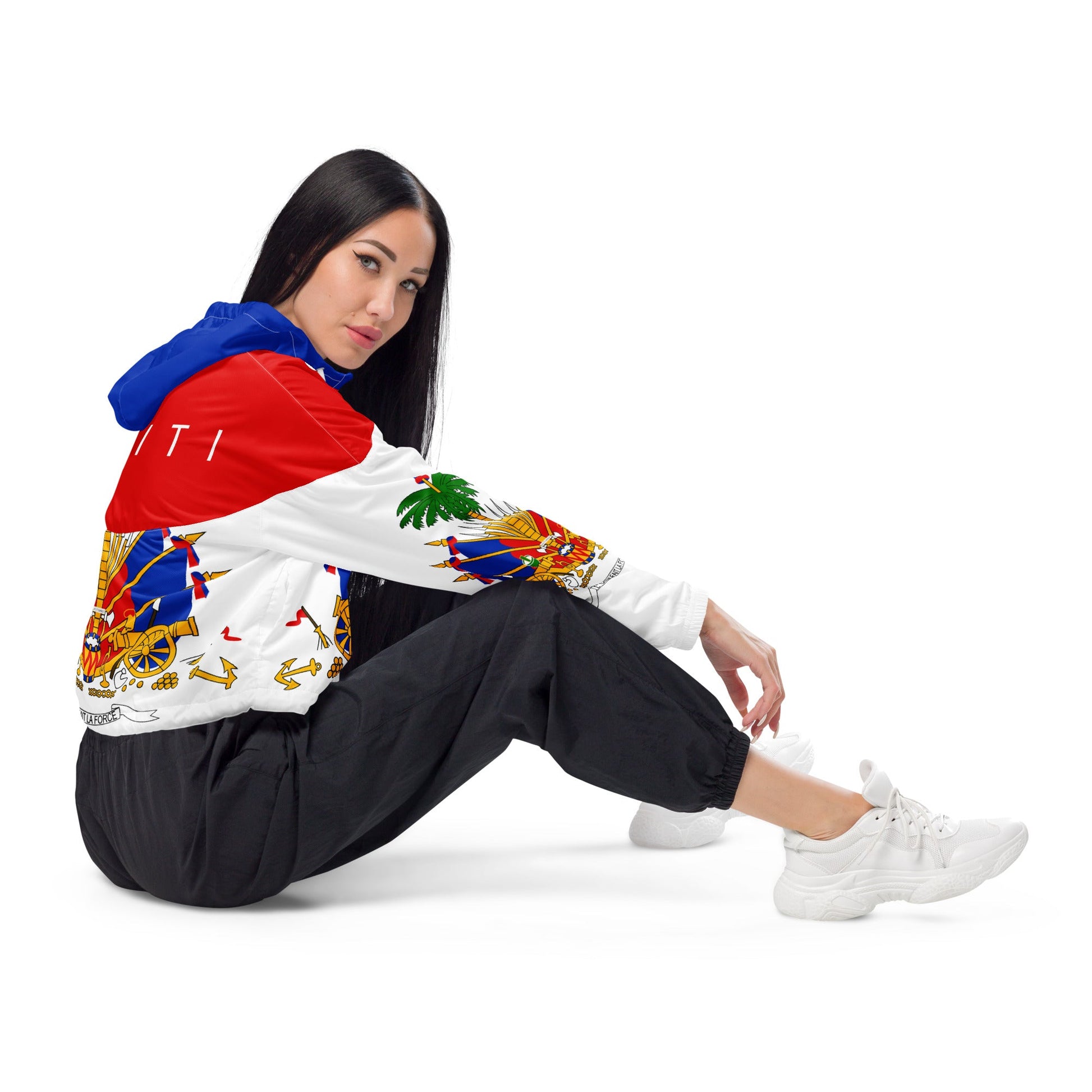 02-HT Women’s cropped windbreaker - Haitianbuy