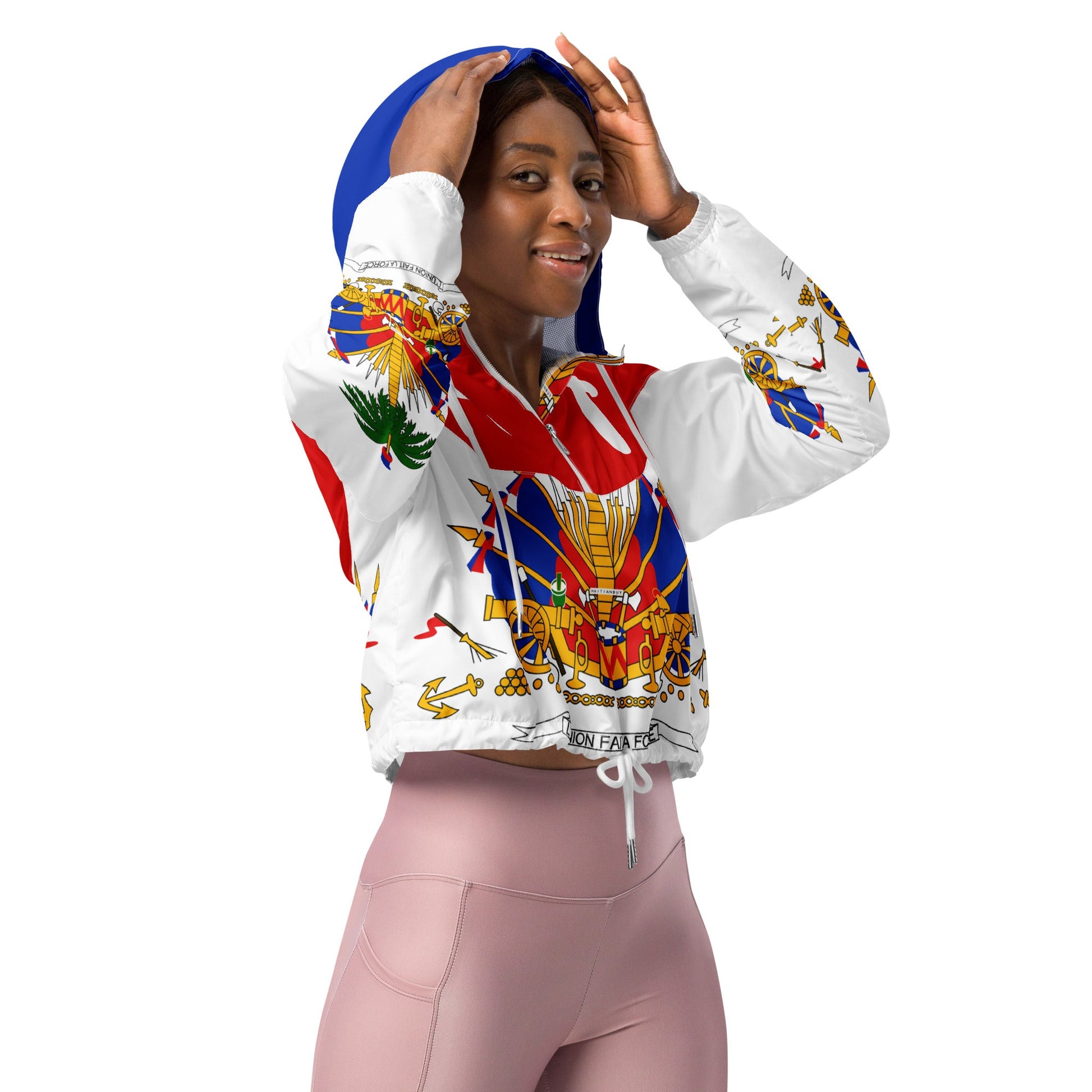 02-HT Women’s cropped windbreaker - Haitianbuy