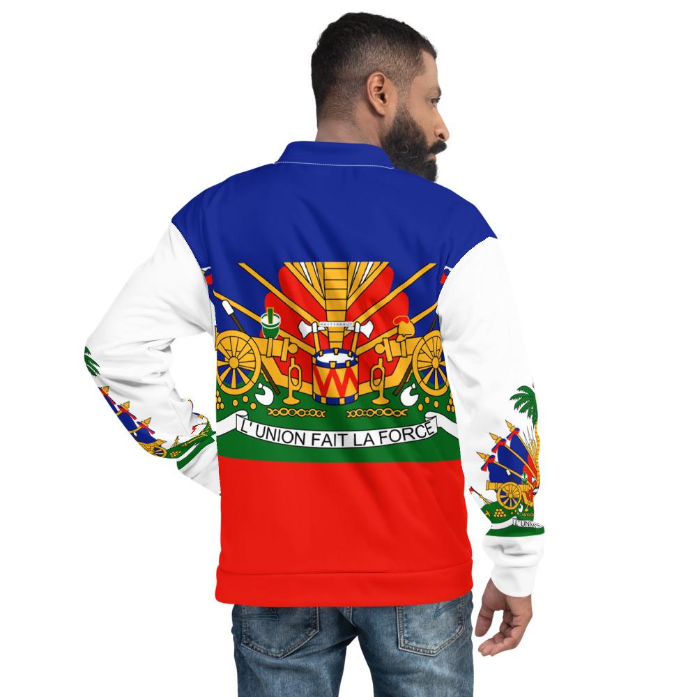 09-RED 6 BLUE HAITIAN Unisex Bomber Jacket - Haitianbuy