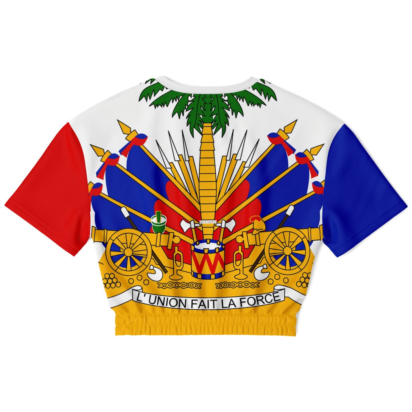 17-Cropped short sleeve sweatshirt - Haitianbuy