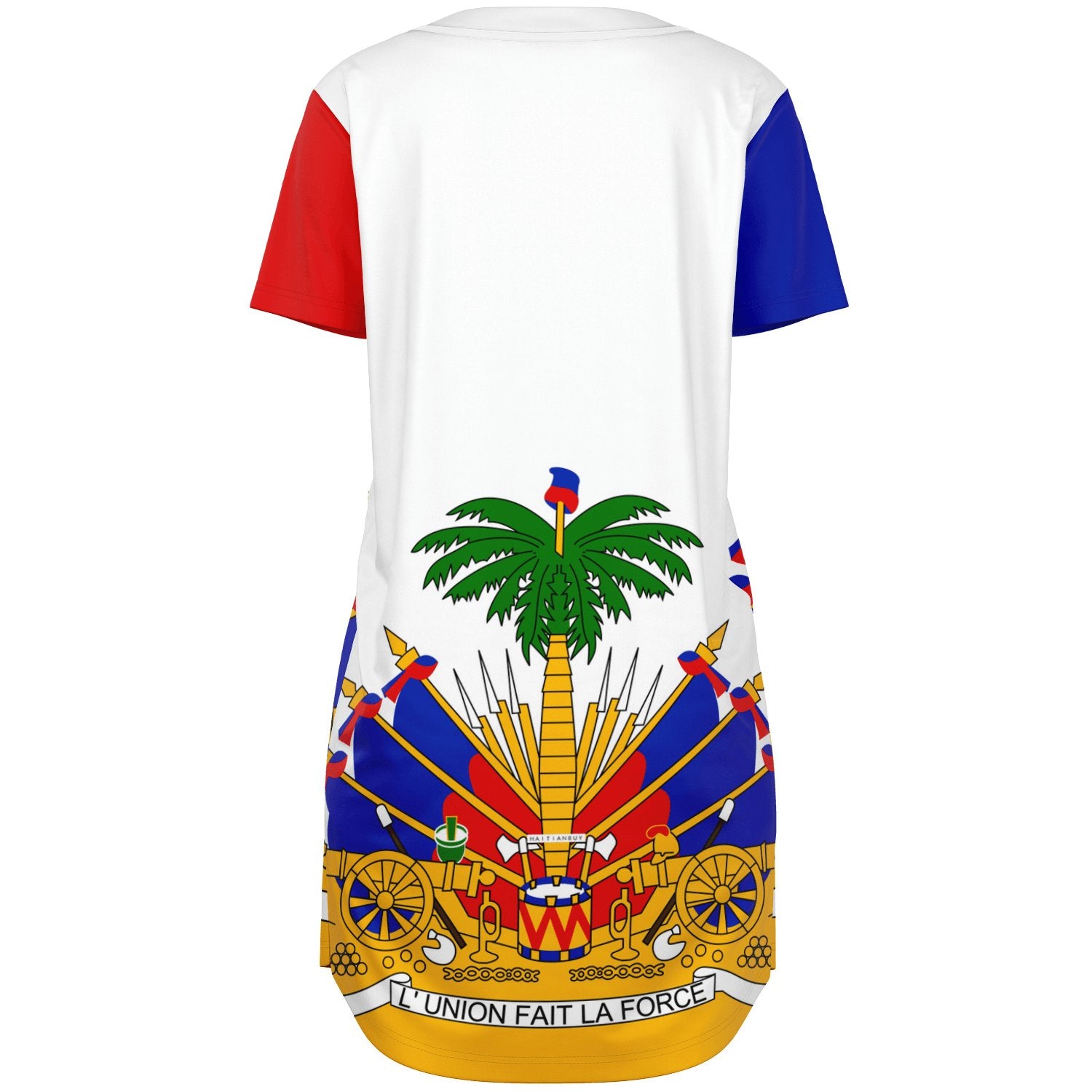 17-HT Baseball Jersey Dress (White stripe) - Haitianbuy