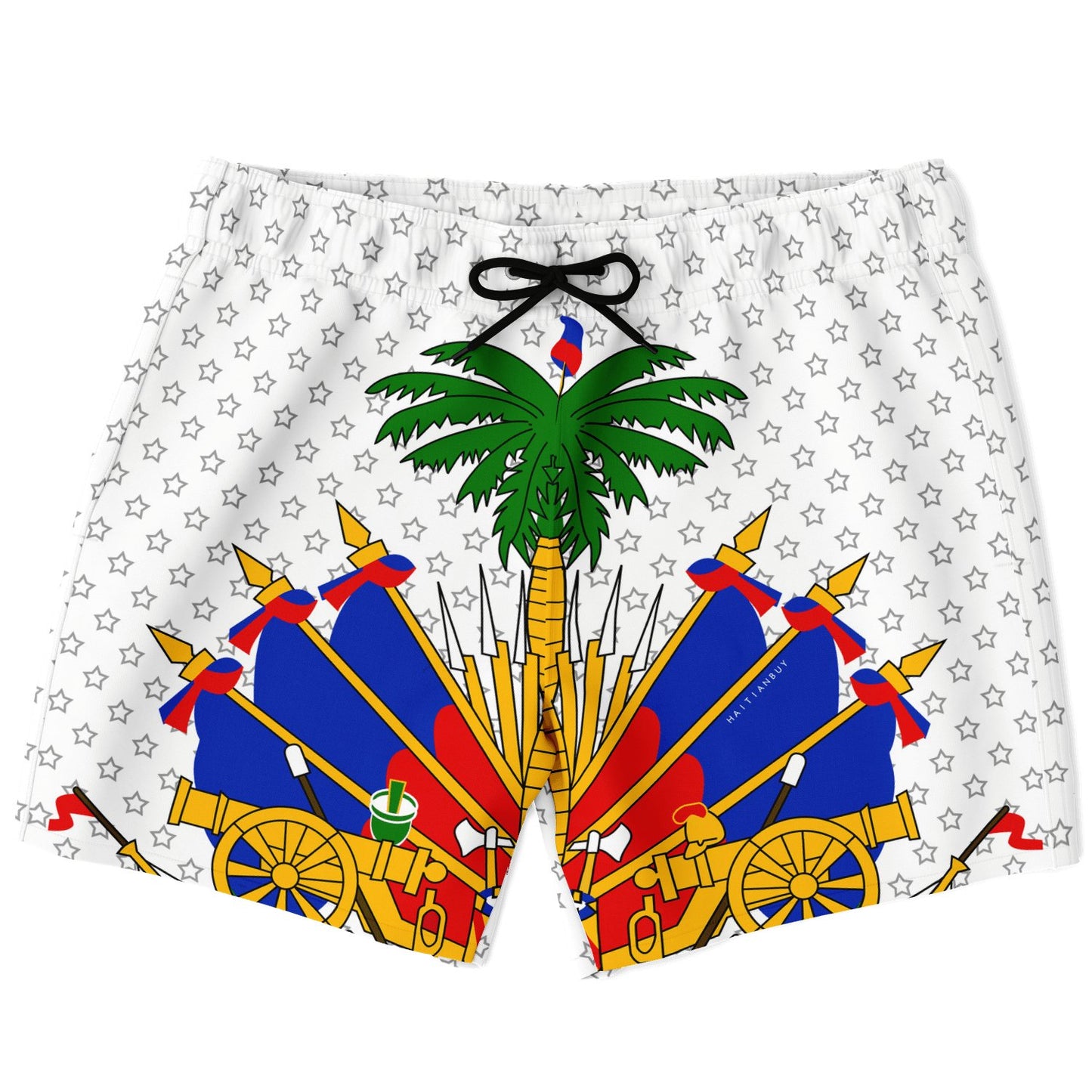 27-COAT OF ARM OF HAITI Star Swim Trunks Men - Haitianbuy