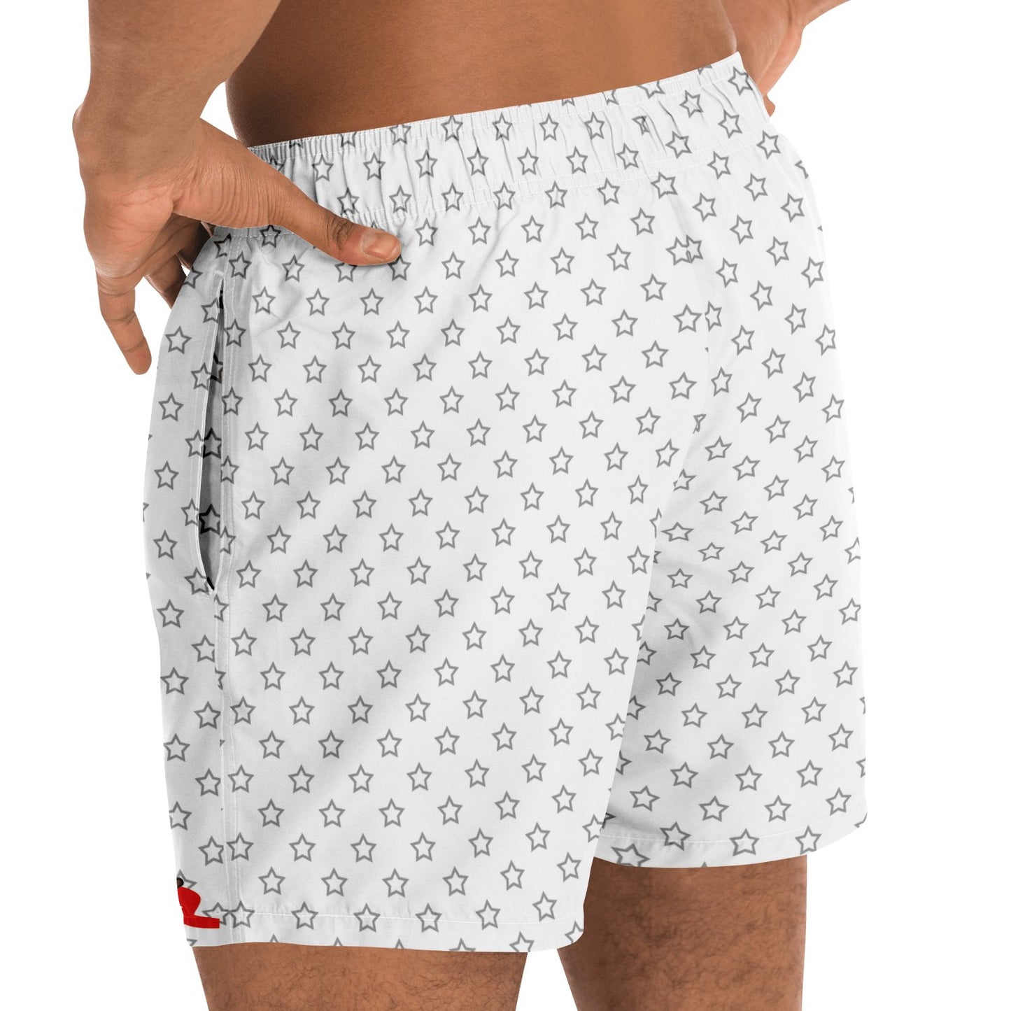 27-COAT OF ARM OF HAITI Star Swim Trunks Men - Haitianbuy