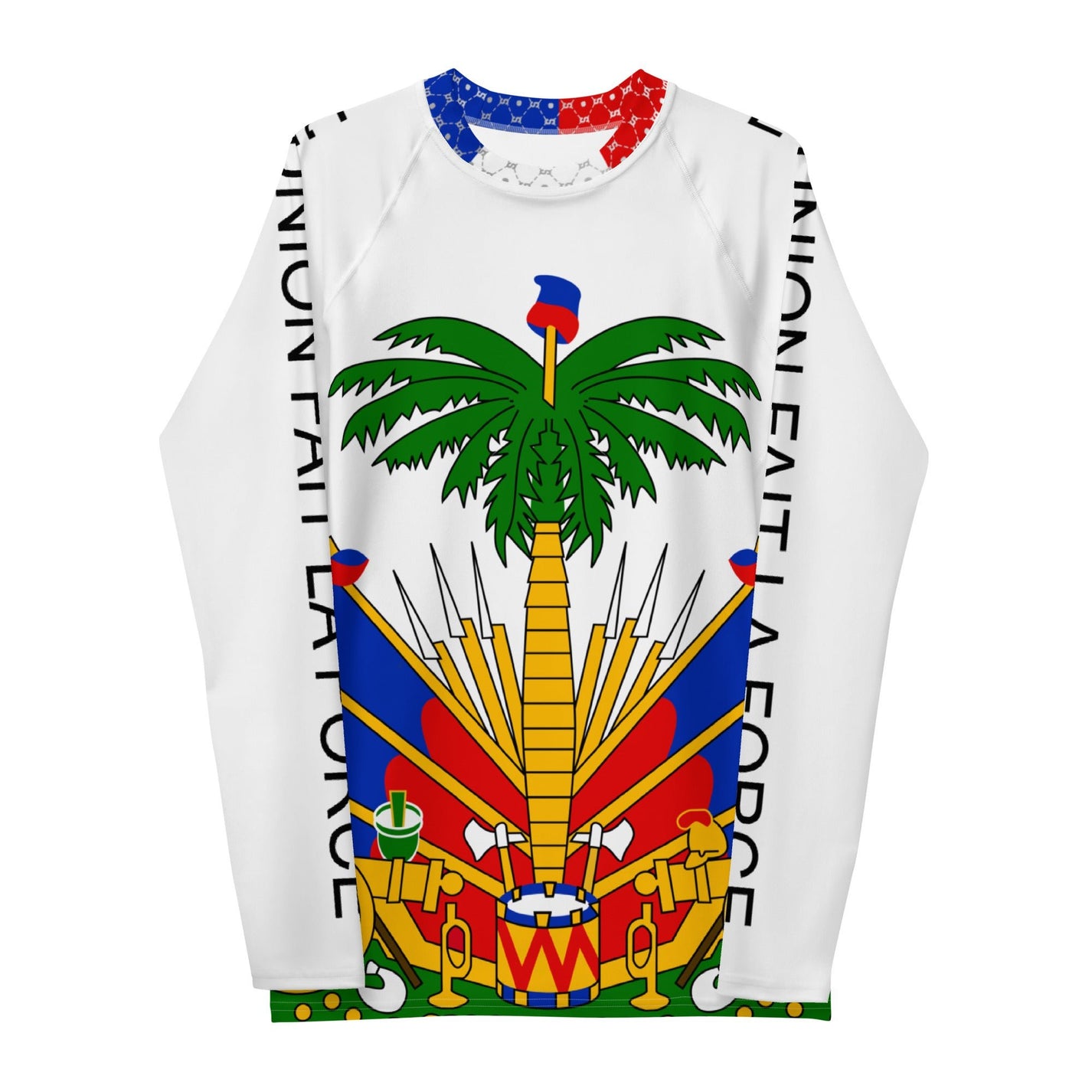 COAT OF ARMS OF HAITI Men's Rash Guard – Haitianbuy