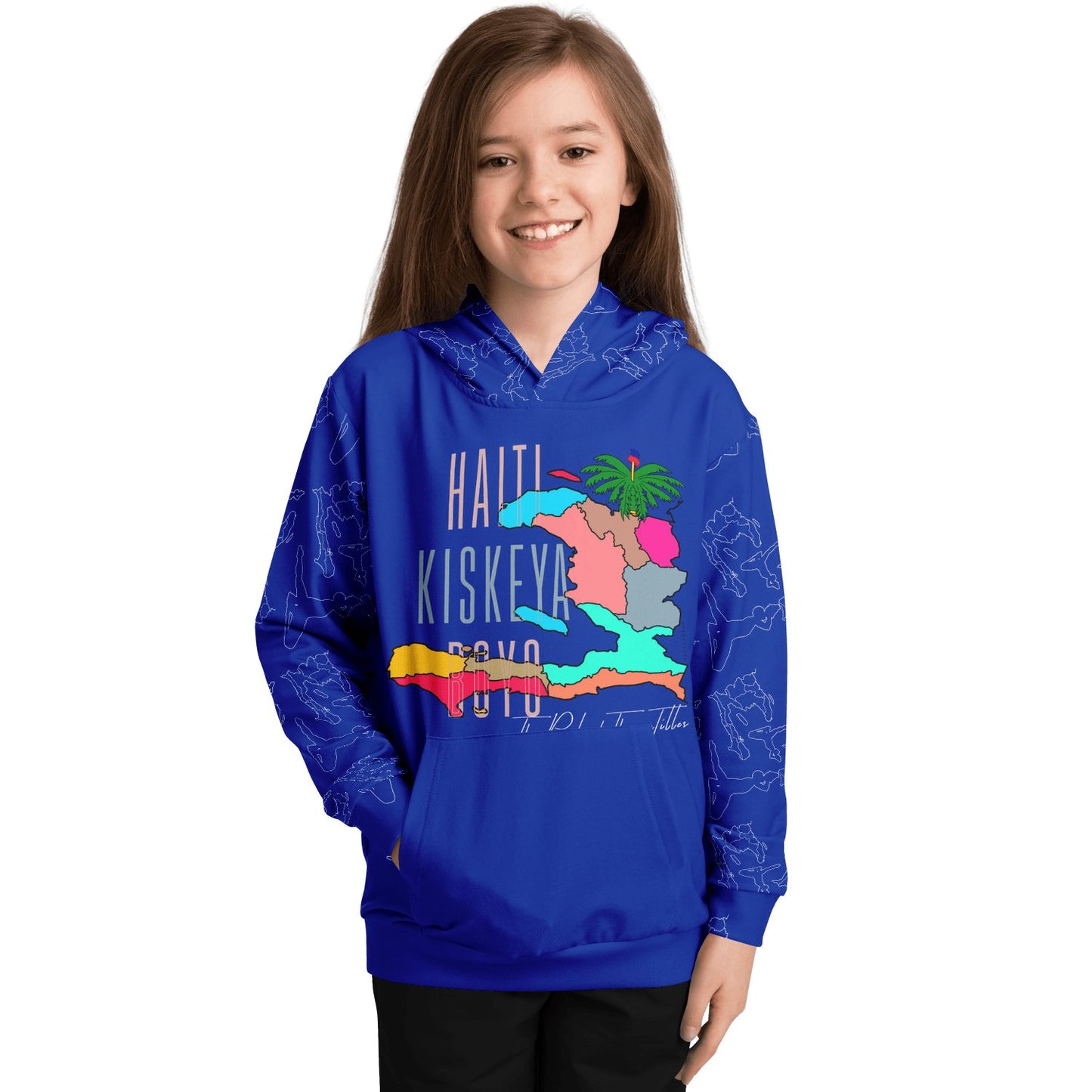 HAITI KISKEYA BOYO kids hoodie - Haitianbuy