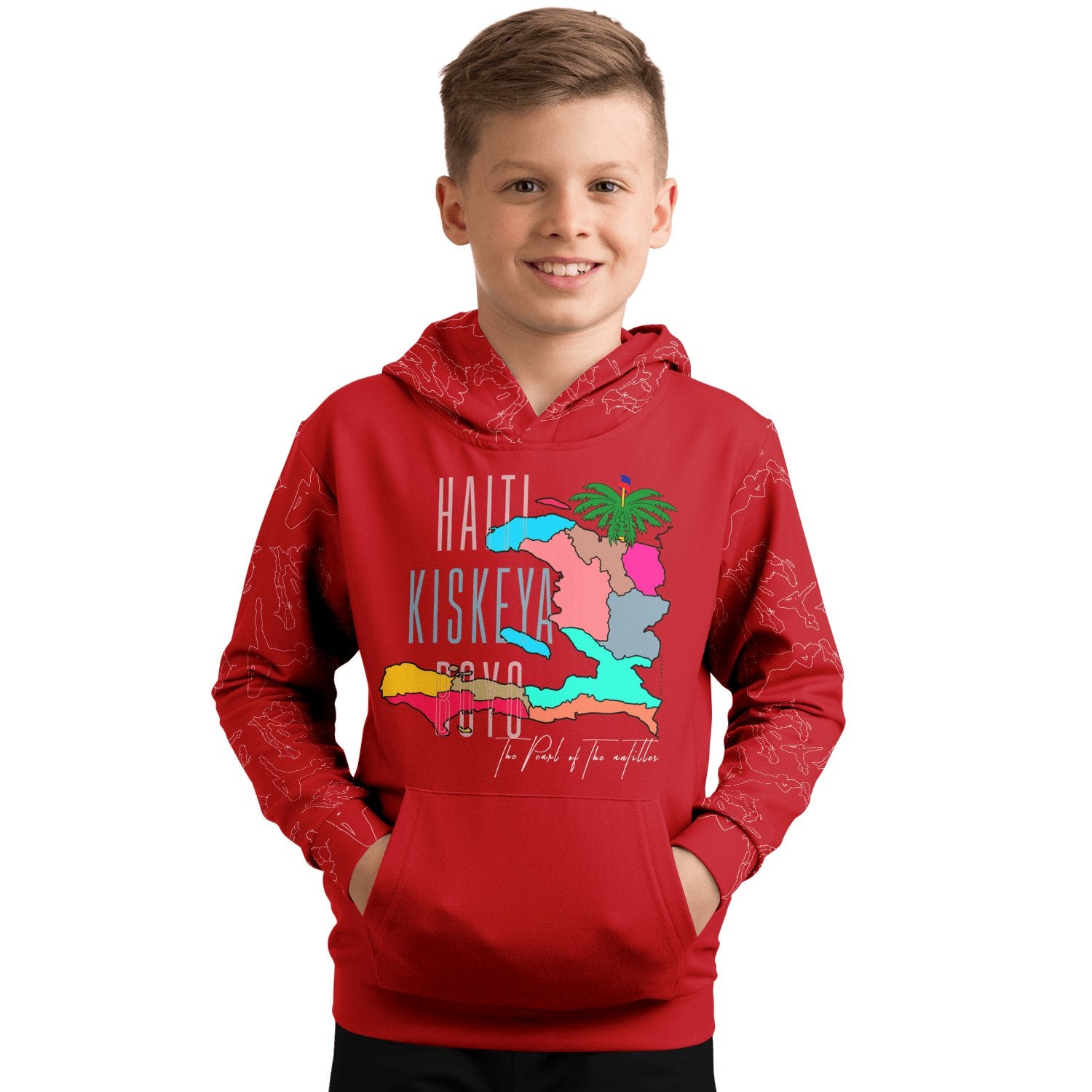 HAITI KISKEYA BOYO kids hoodie - Haitianbuy