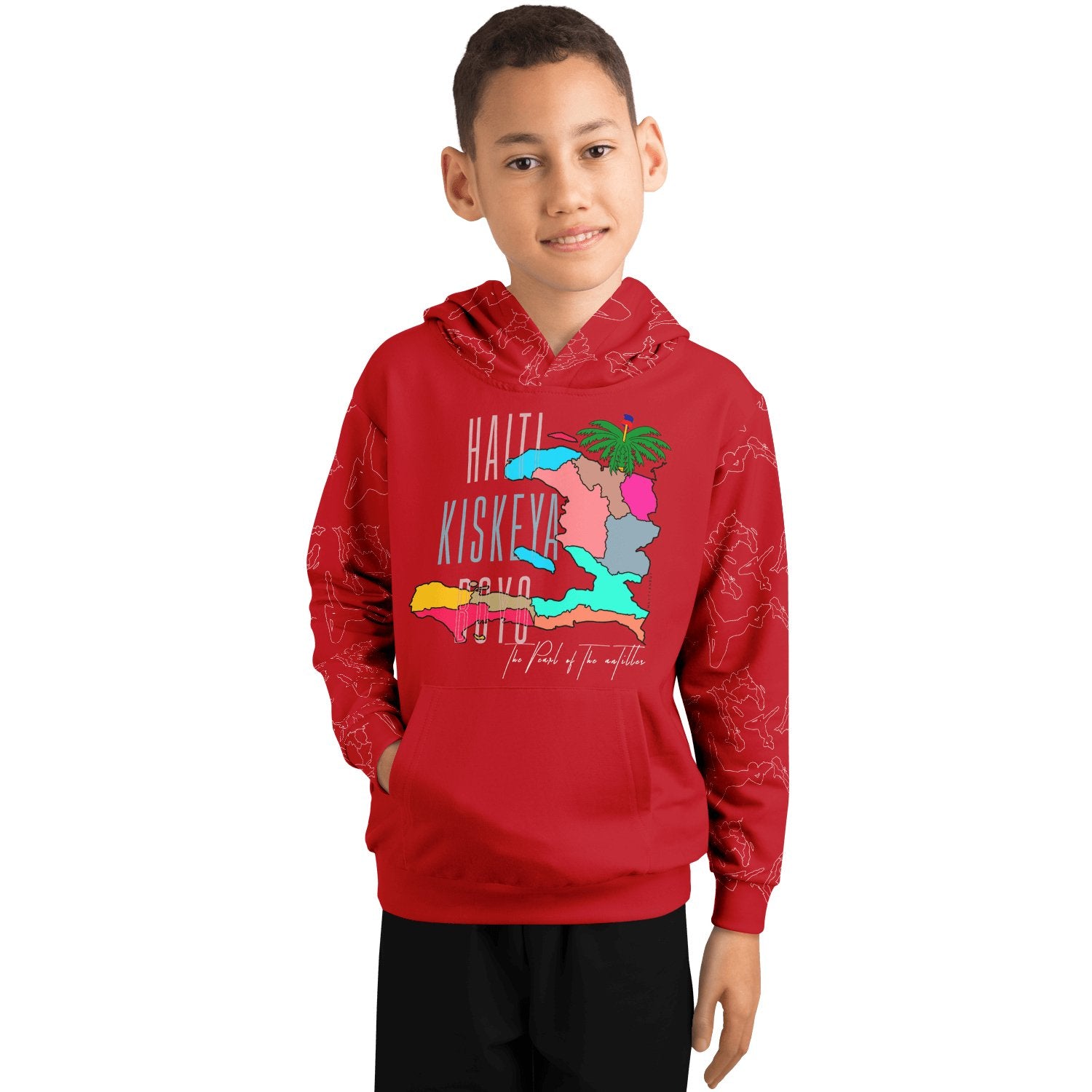 HAITI KISKEYA BOYO kids hoodie - Haitianbuy