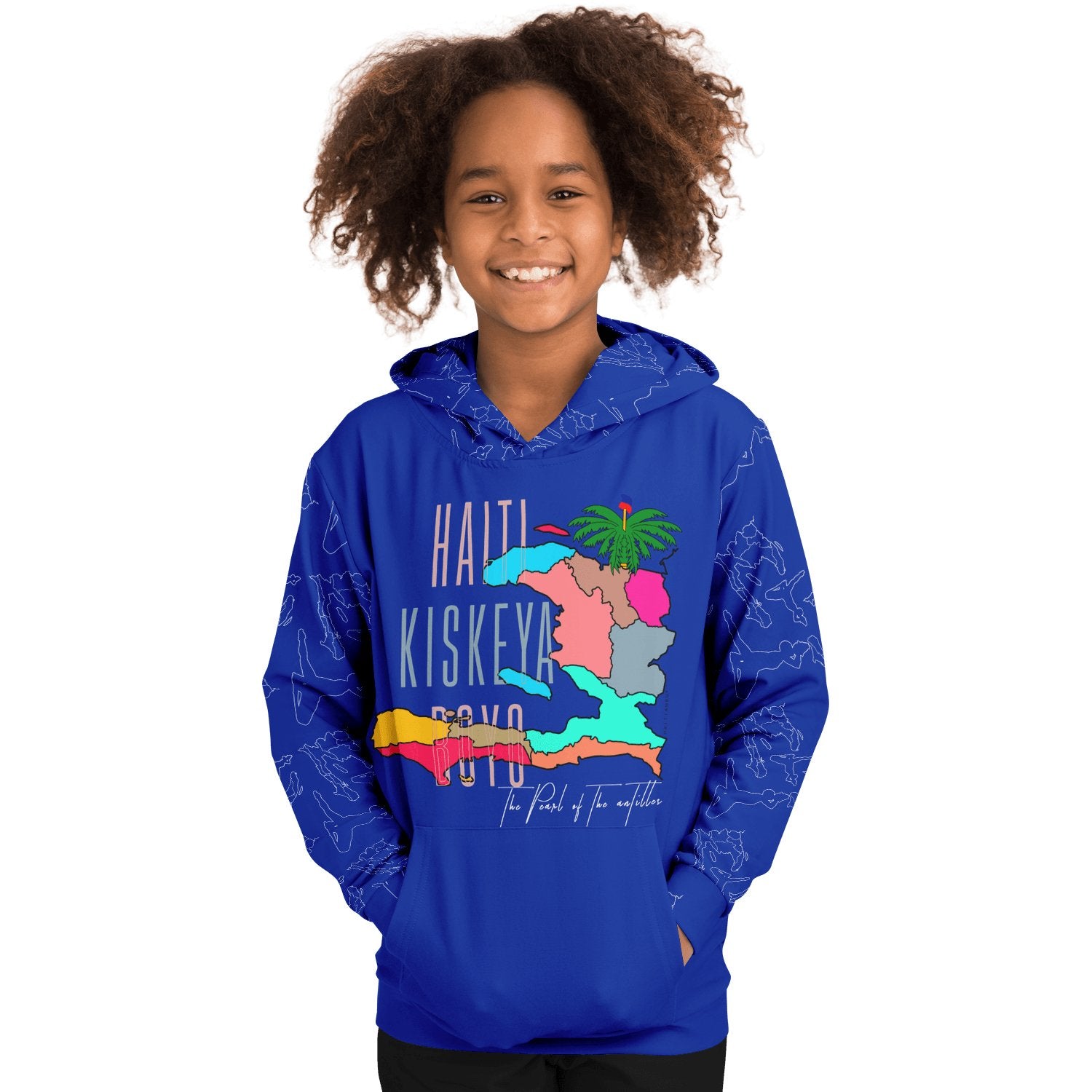 HAITI KISKEYA BOYO kids hoodie - Haitianbuy