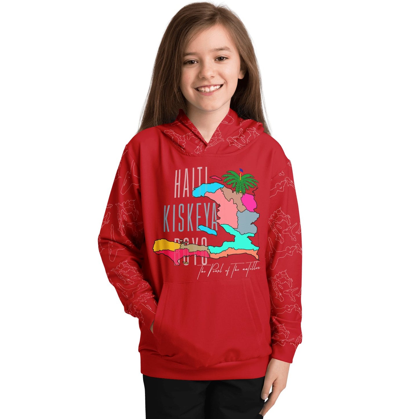 HAITI KISKEYA BOYO kids hoodie - Haitianbuy