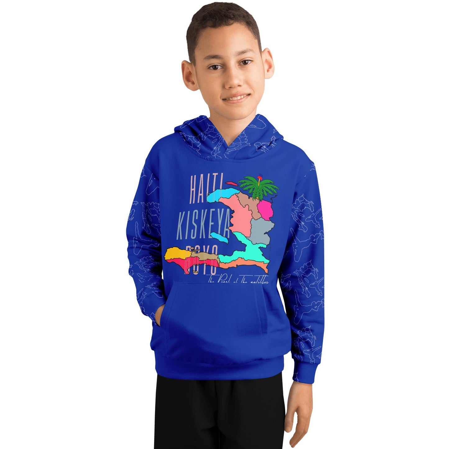 HAITI KISKEYA BOYO kids hoodie - Haitianbuy