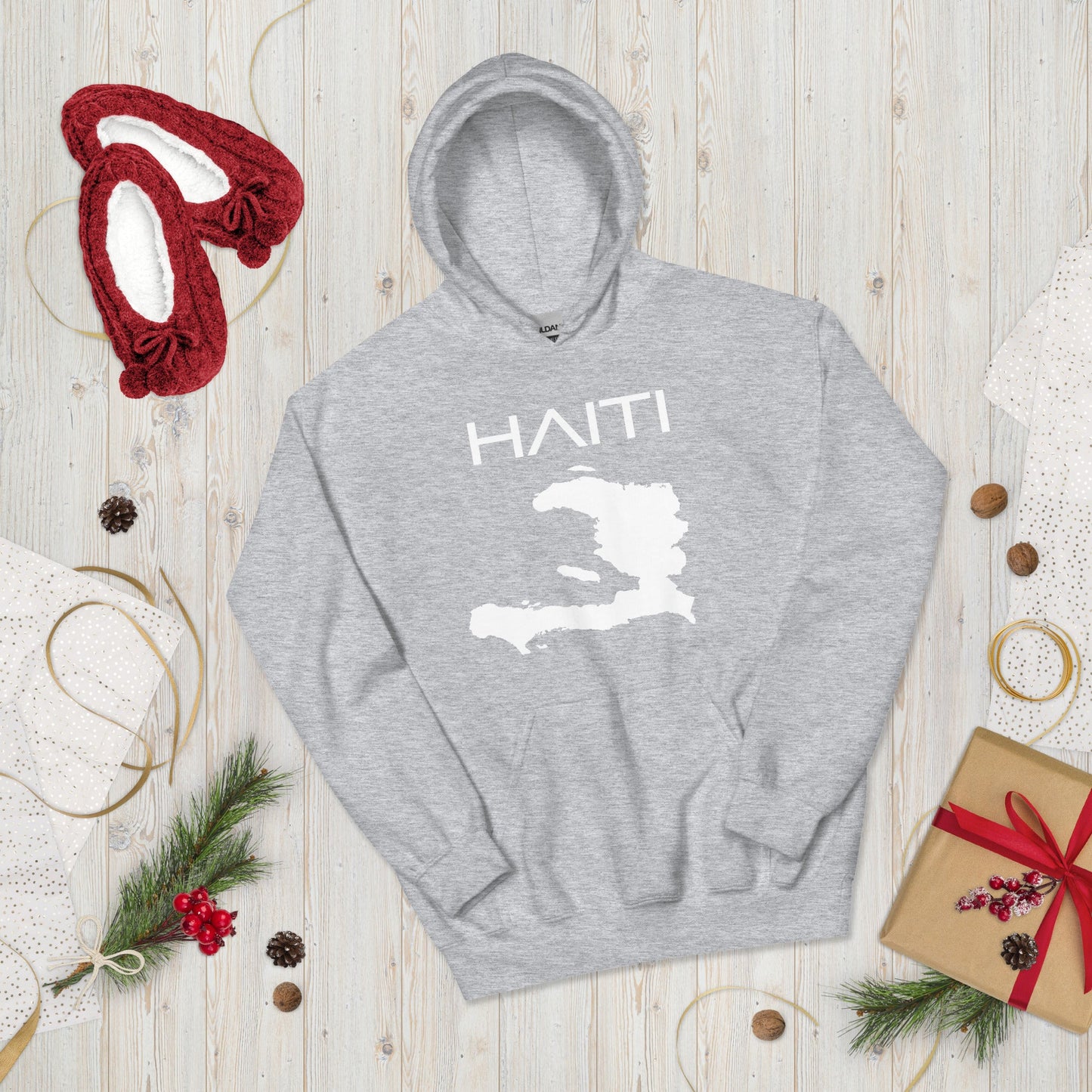 HAITI MAP Unisex Hoodie - Haitianbuy