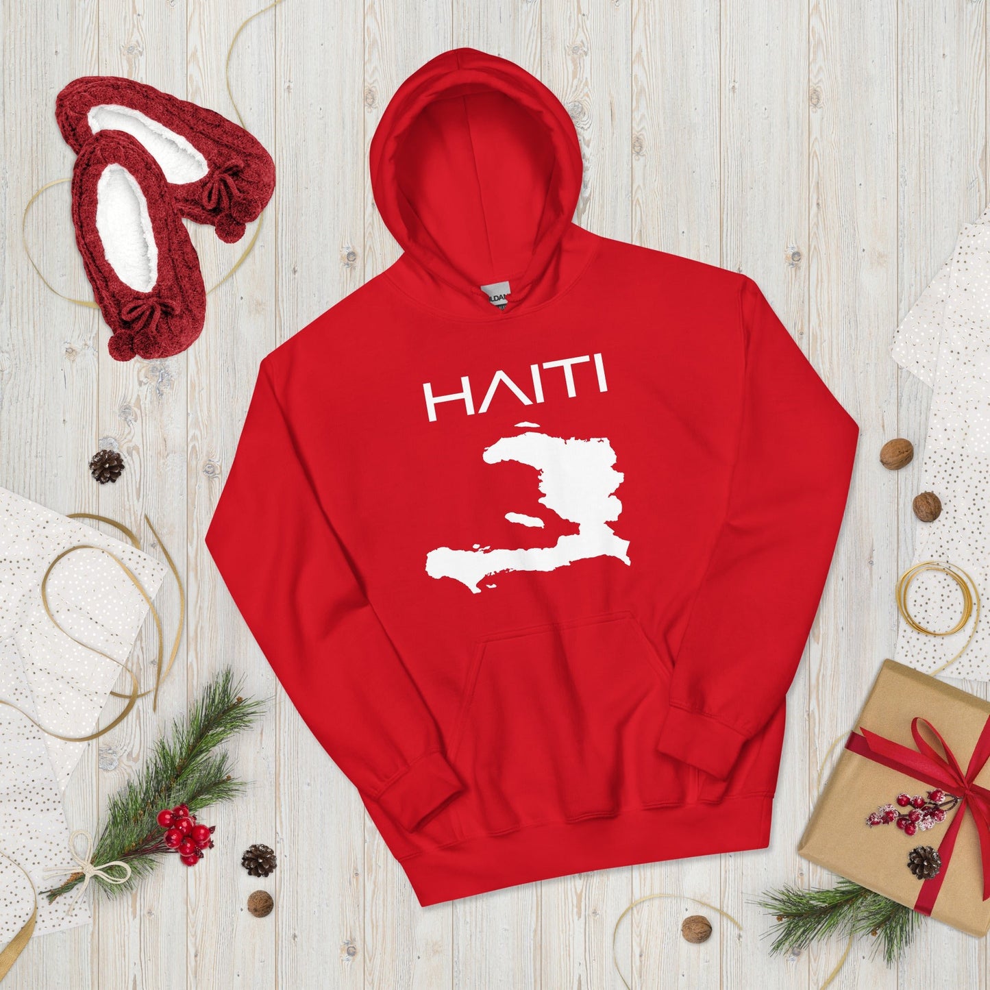 HAITI MAP Unisex Hoodie - Haitianbuy