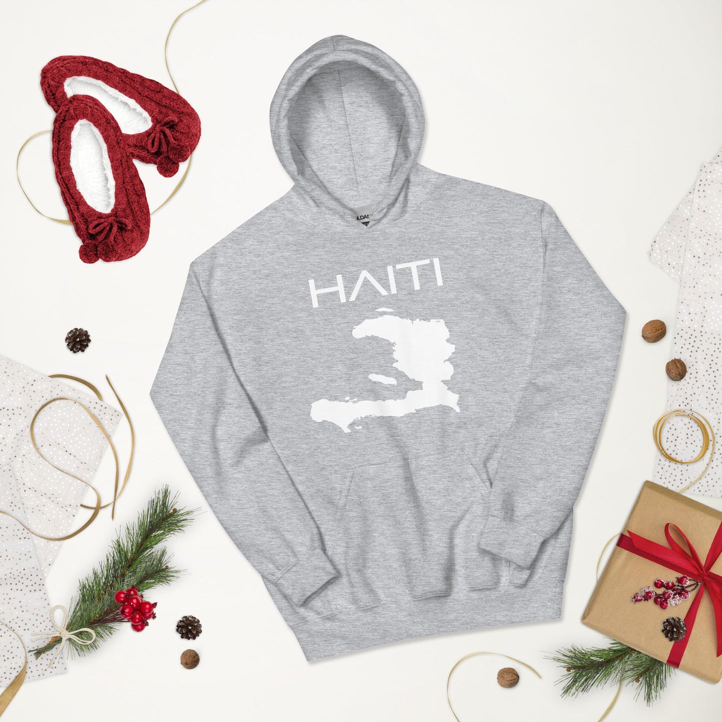 HAITI MAP Unisex Hoodie - Haitianbuy