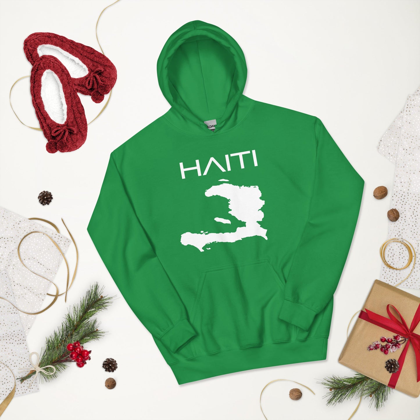 HAITI MAP Unisex Hoodie - Haitianbuy