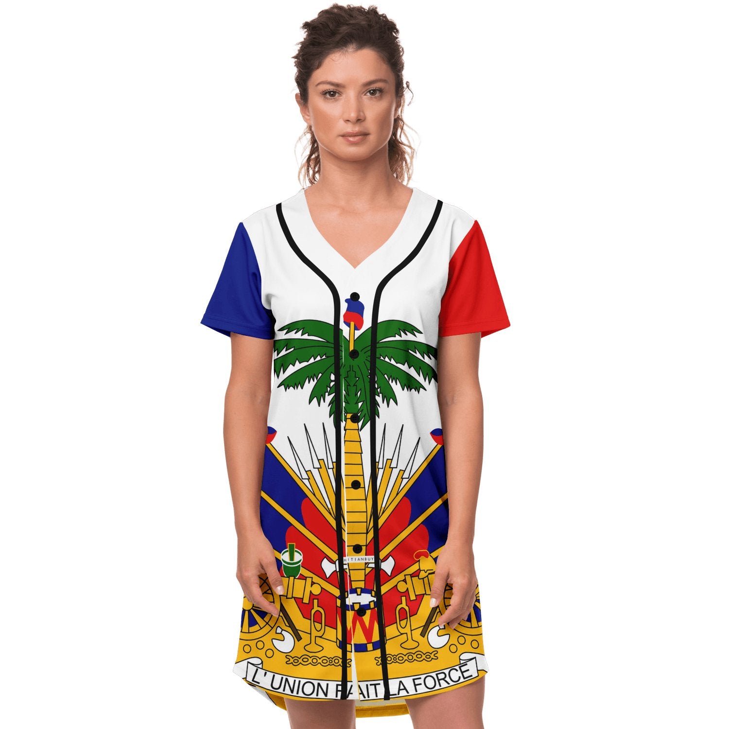 HT Baseball Jersey Dress (Women) - Haitianbuy