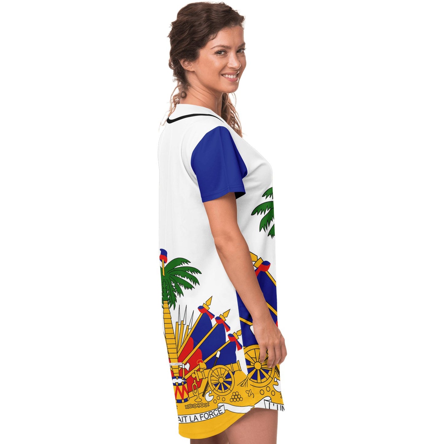 HT Baseball Jersey Dress (Women) - Haitianbuy