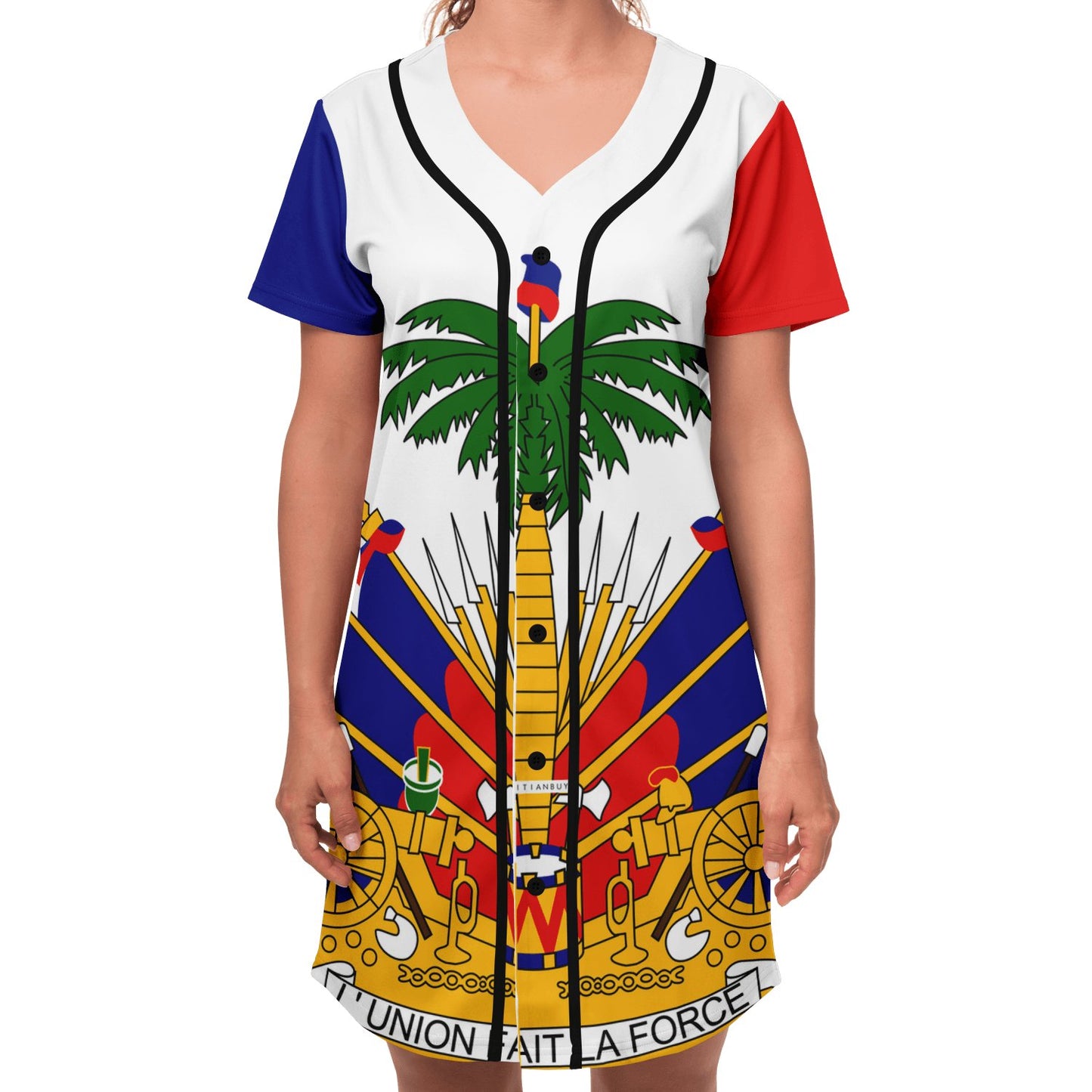 HT Baseball Jersey Dress (Women) - Haitianbuy