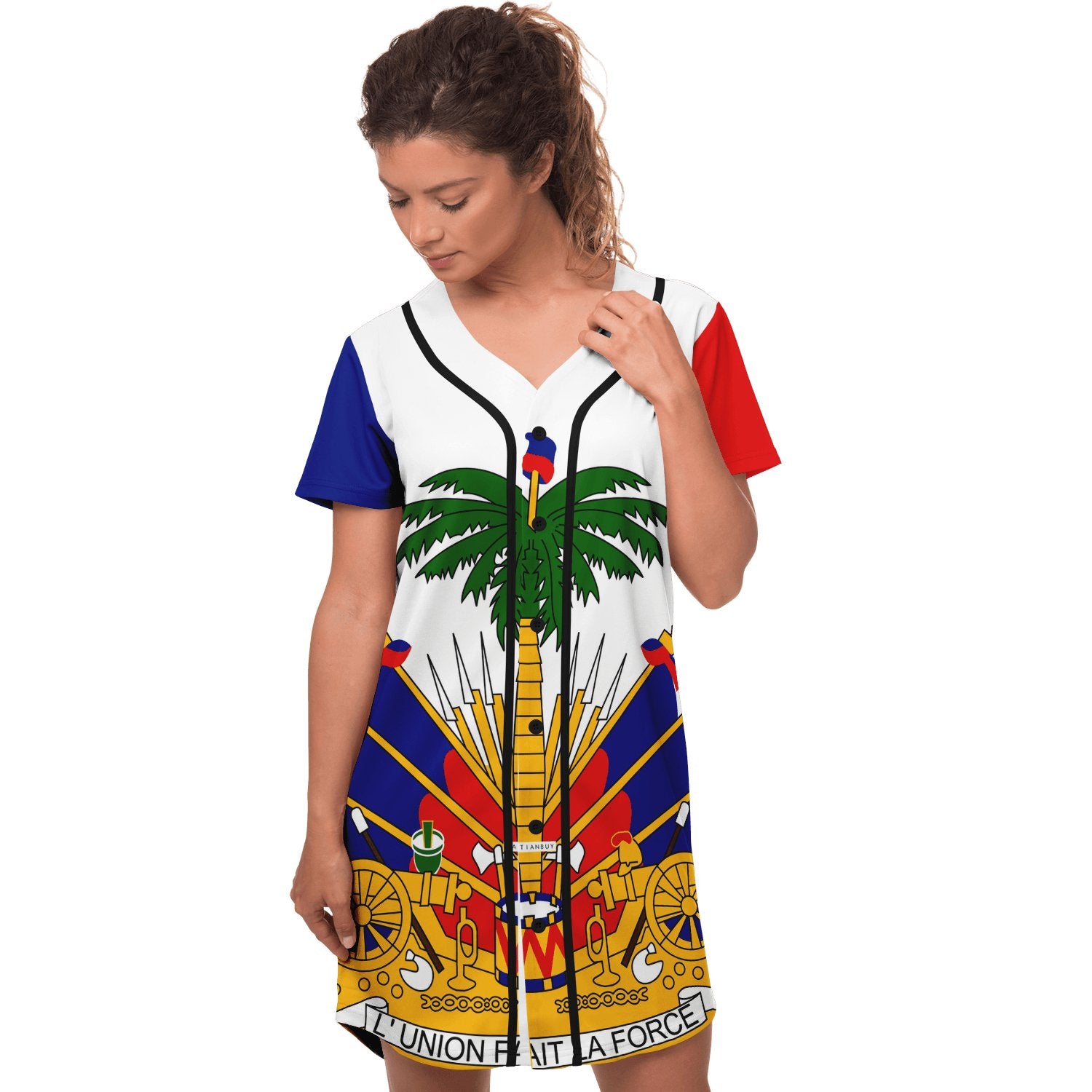 HT Baseball Jersey Dress (Women) - Haitianbuy