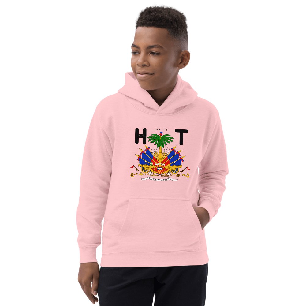 HT COAT OF ARMS OF HAITI Kids Hoodie - Haitianbuy