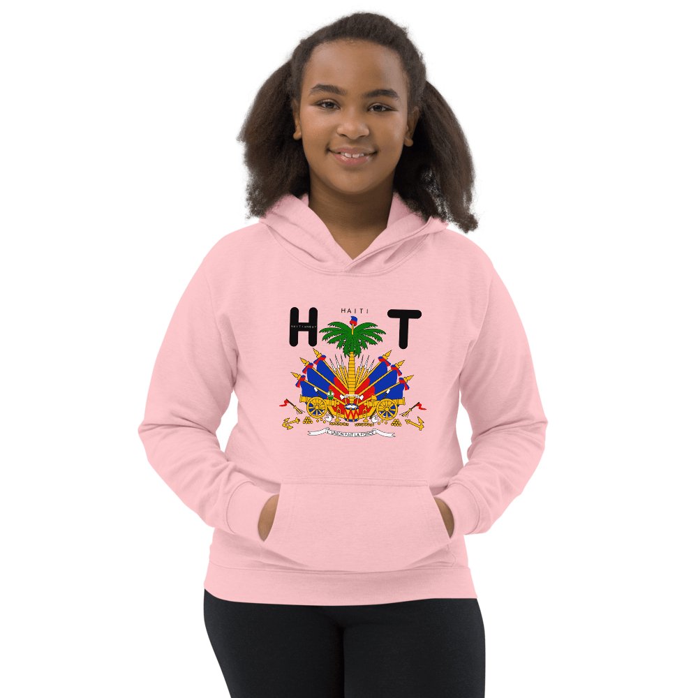 HT COAT OF ARMS OF HAITI Kids Hoodie - Haitianbuy