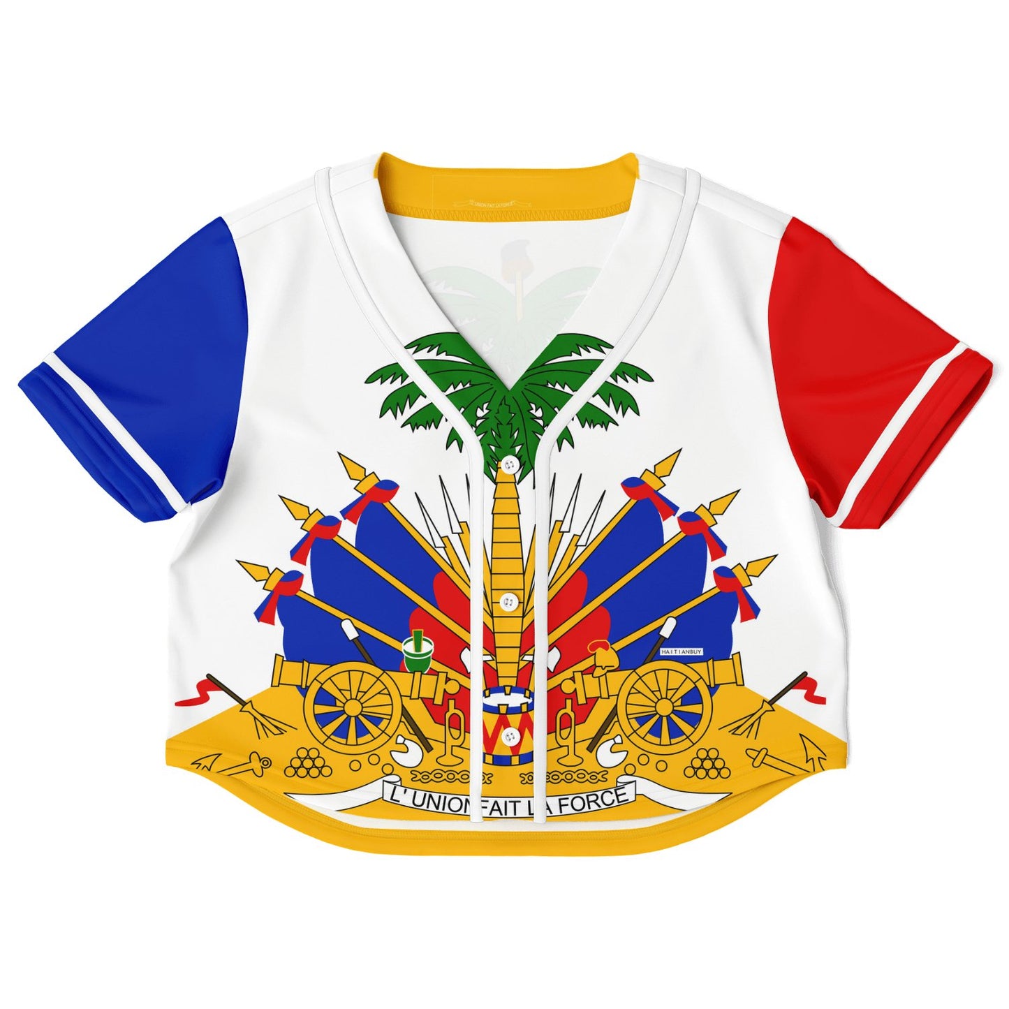 HT CROPPED BASEBALL JERSEY (WOMEN) - Haitianbuy