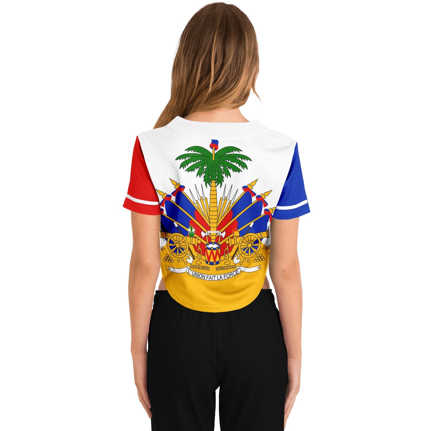 HT CROPPED BASEBALL JERSEY (WOMEN) - Haitianbuy