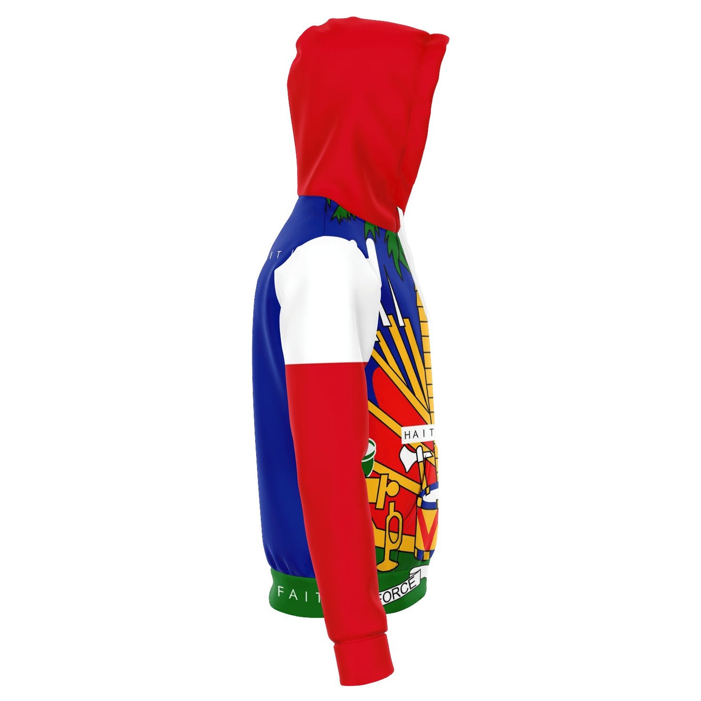 RED & BLUE All over print Haitian Hoodie - Haitianbuy