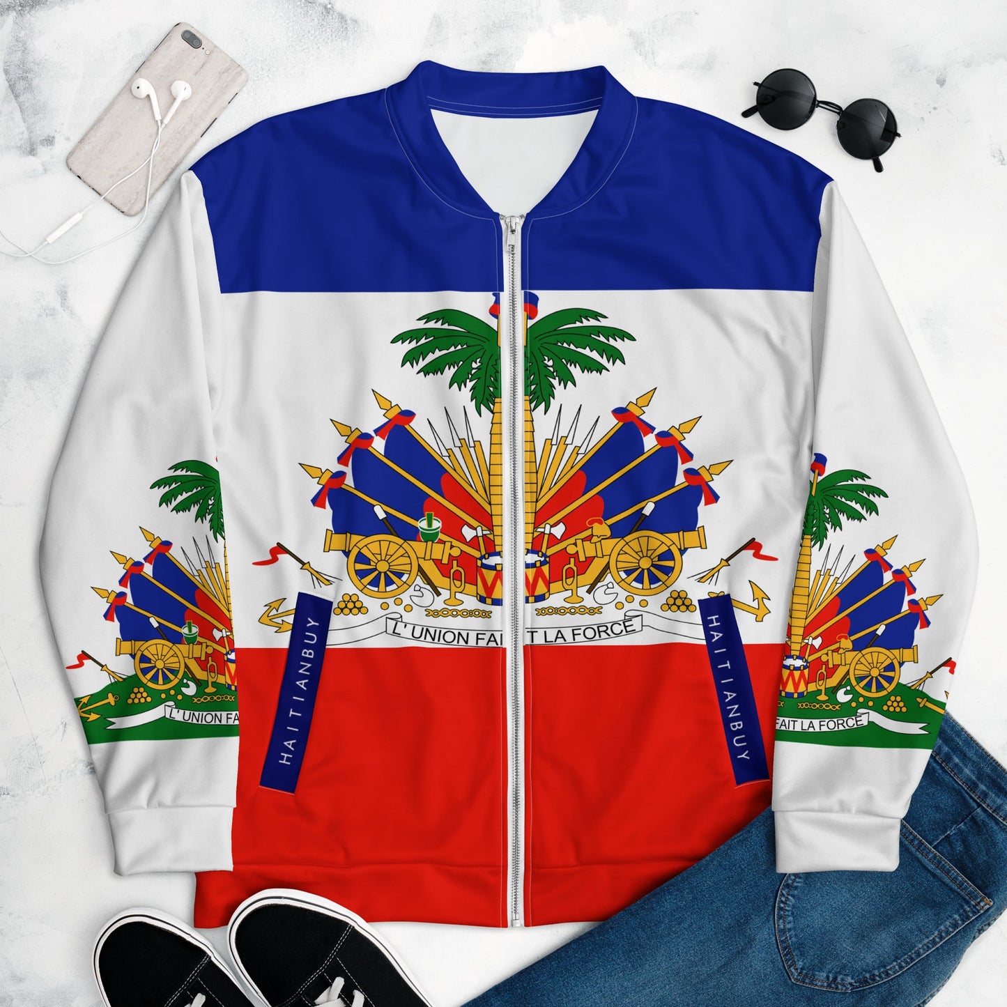 Unisex Bomber Jacket - Haitianbuy